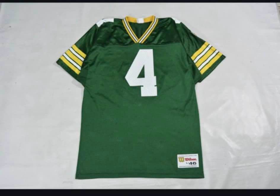 Wilson 1992-1996 Vintage G Packers Jersey (Favre) Size US L / EU 52-54 / 3 - 1 Thumbnail