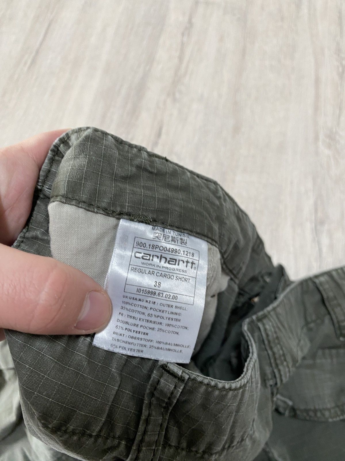 Carhartt Wip × Vintage Carhartt WIP Regular Cargo Shorts Size US 38 / EU 54 - 4 Thumbnail