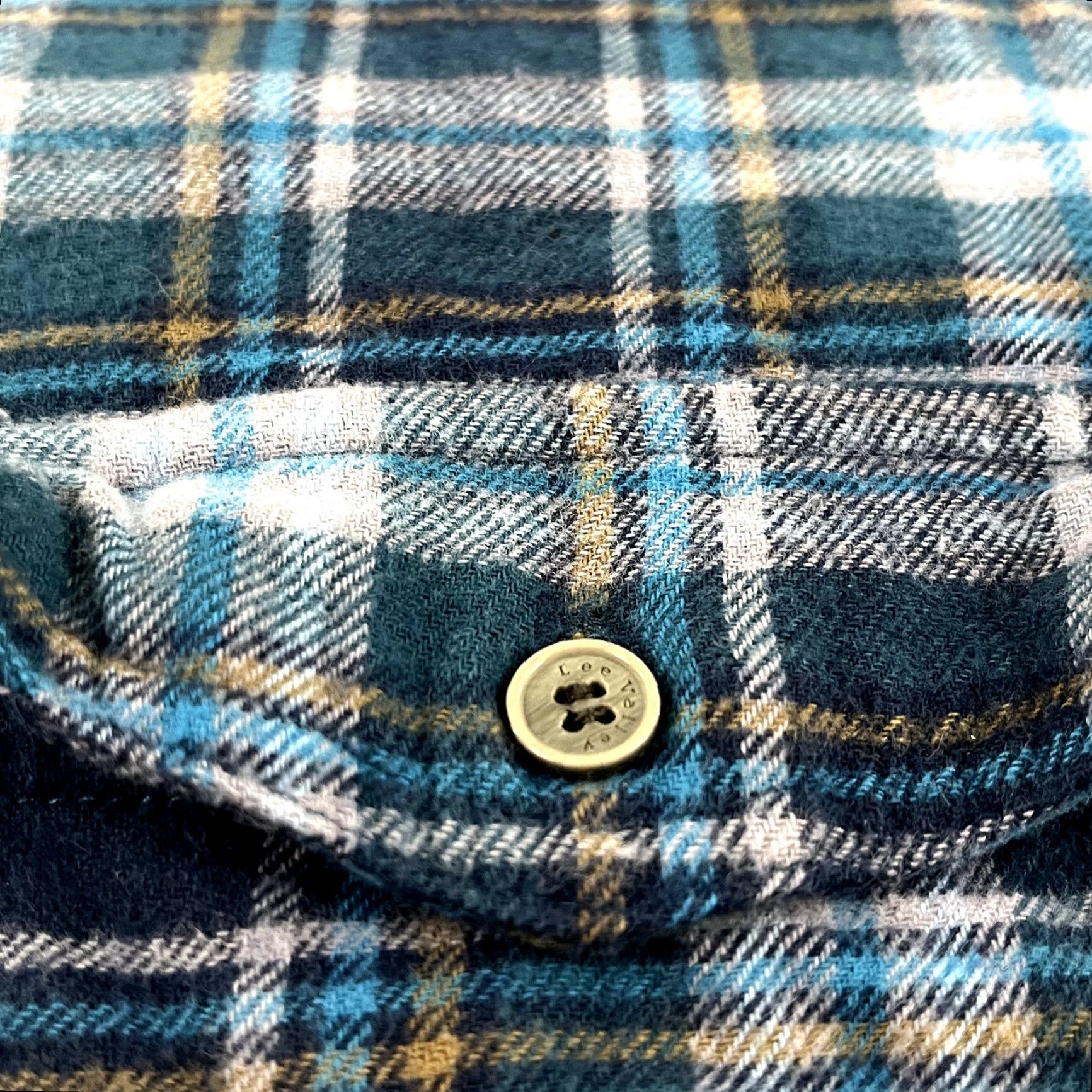 Lee VINTAGE Lee Valley Men's Flannel Shirt XL Blue Plaid Button-Down Ireland Casual Winter Size US XL / EU 56 / 4 - 7 Thumbnail