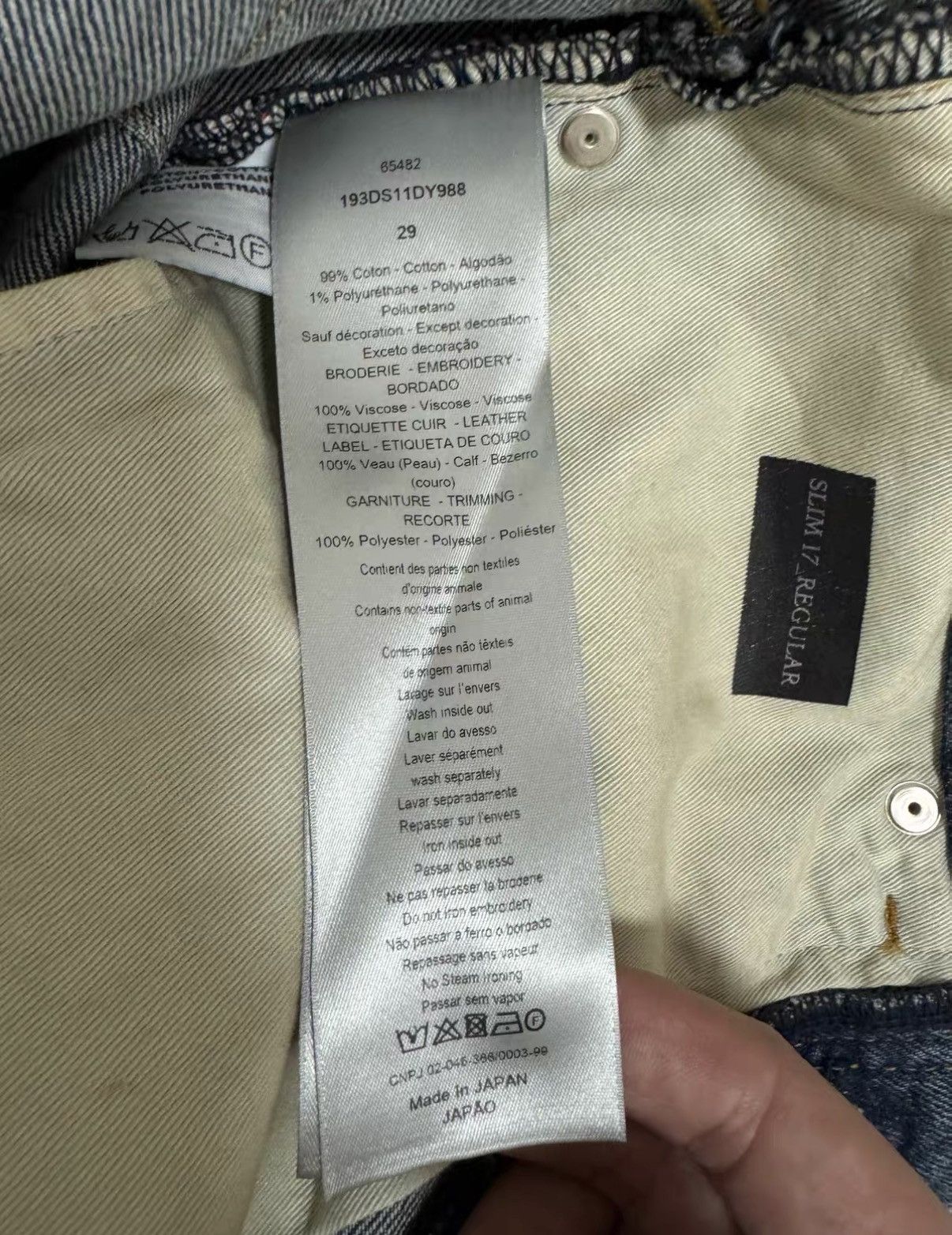 Dior Dior Jeans J2 Size US 29 - 6 Thumbnail