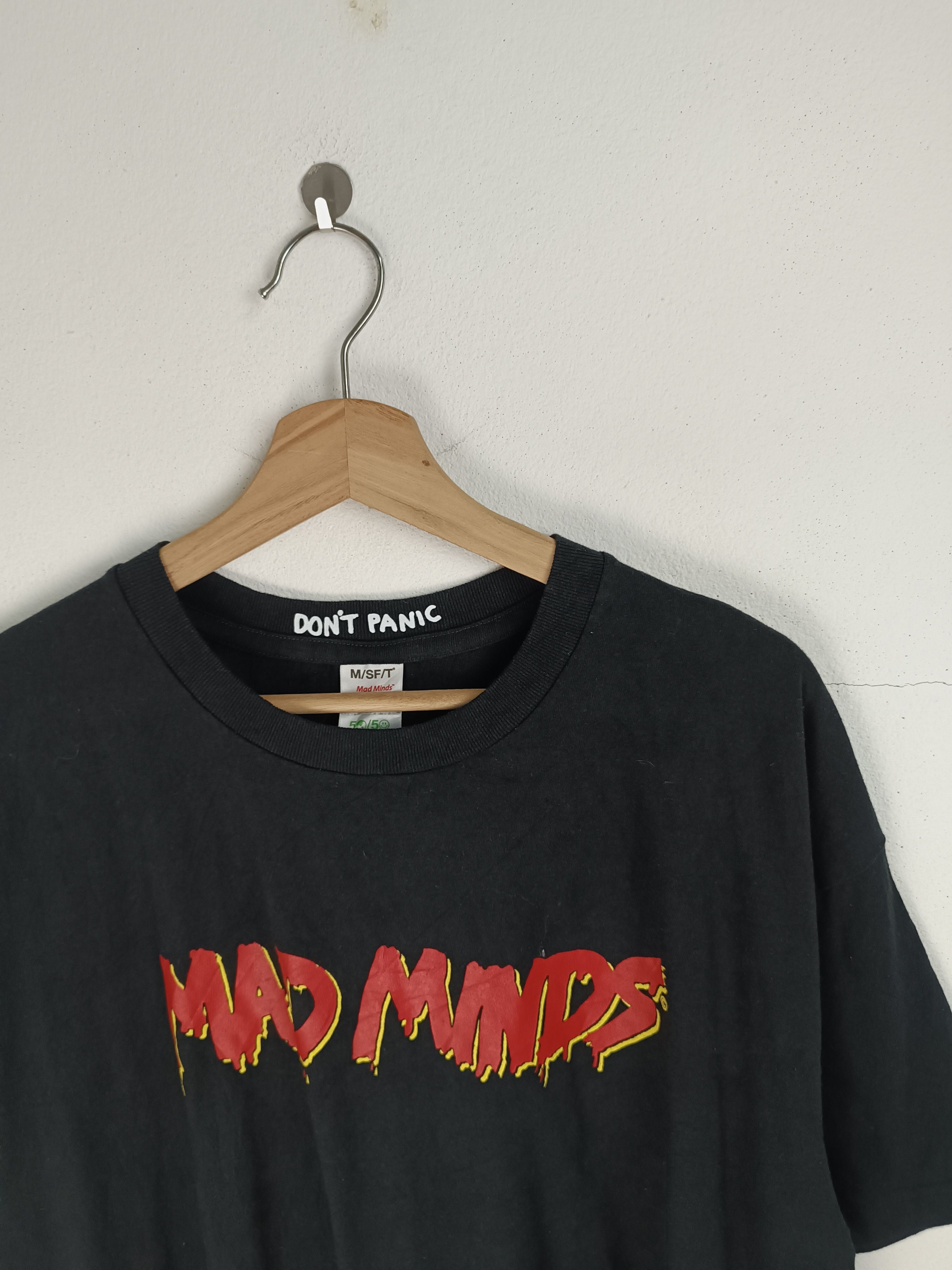 Other VINTAGE MAD MINDS DON'T PANIC TEE horror scary spooky Size US XXL / EU 58 / 5 - 10 Thumbnail