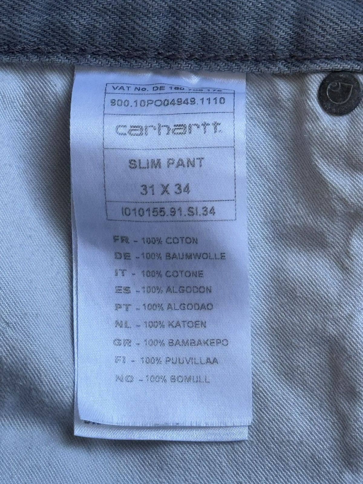 Carhartt Carhartt denim pants Size US 31 - 7 Thumbnail