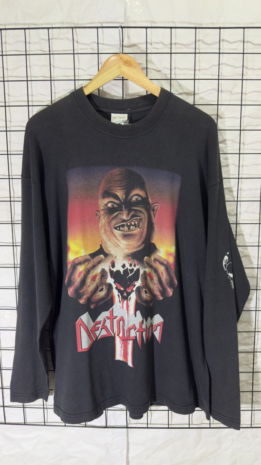 Band Tees Vintage 1999 destruction tour metal band tee shirt Size US XL / EU 56 / 4 - 3 Thumbnail