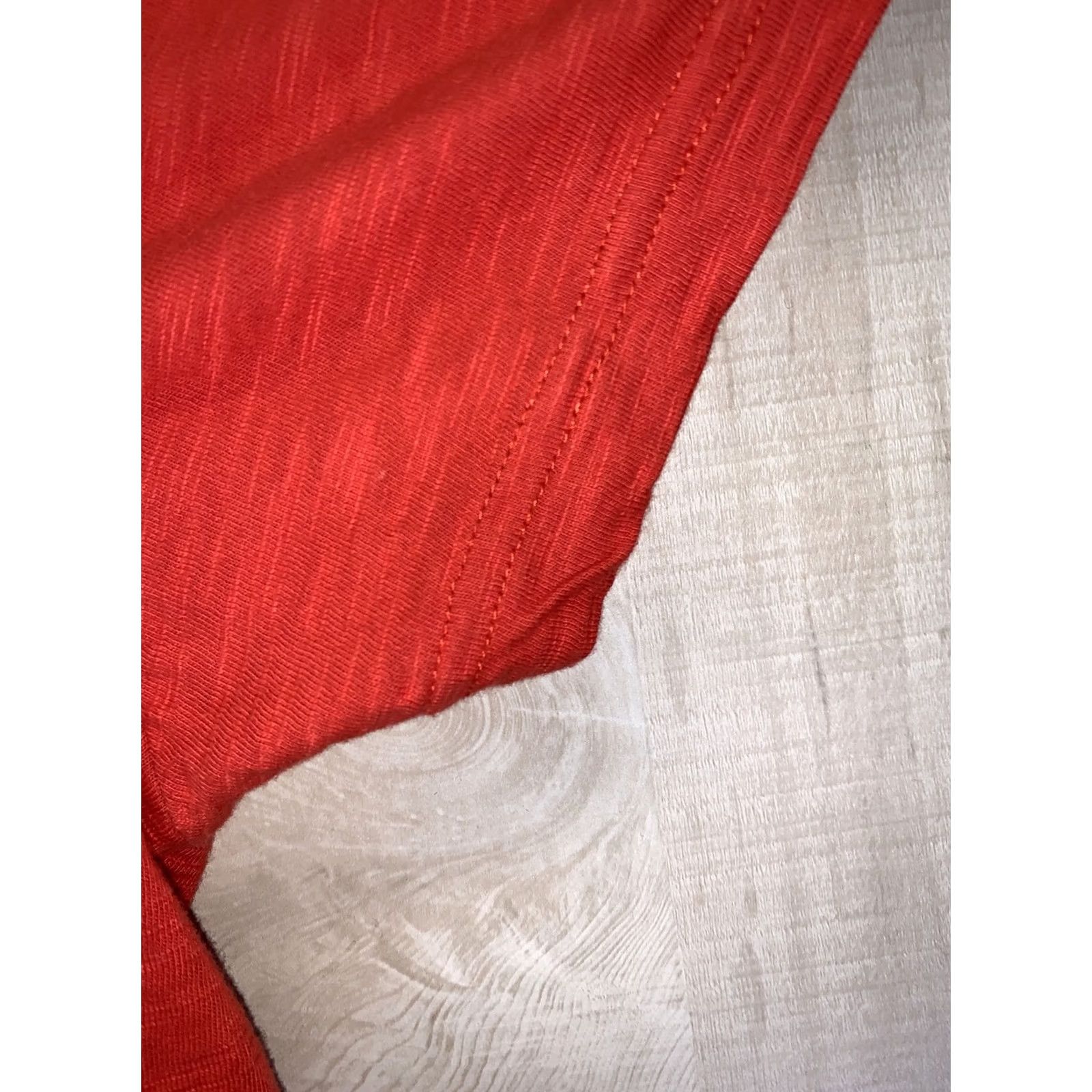 Guess GUESS Polo Shirt Mens Red Textured Cotton Pocket Front Short Sleeve Size US M / EU 48-50 / 2 - 5 Thumbnail