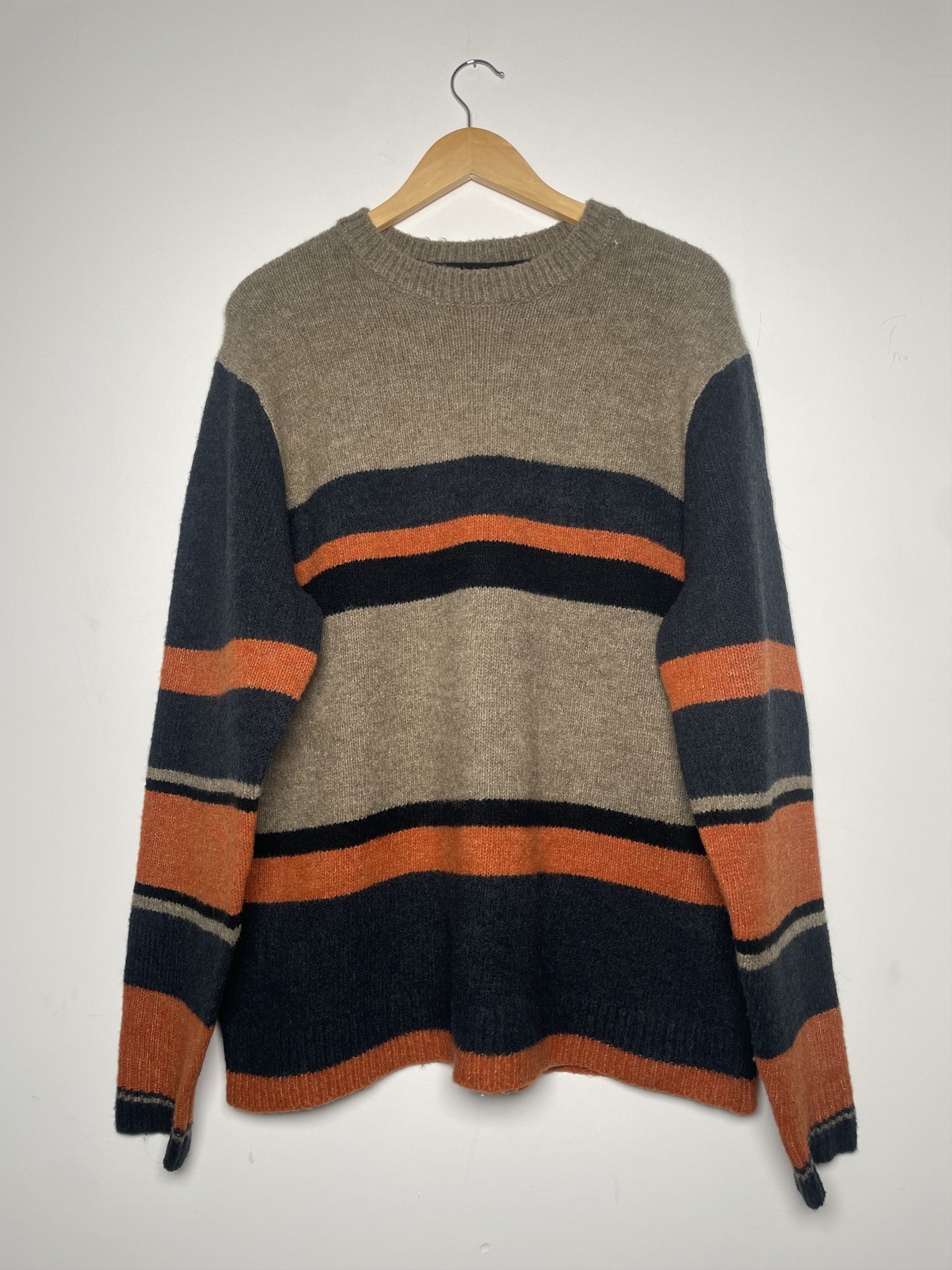ONLY & SONS Only & Sons Striped Knit Sweater XL Size US XL / EU 56 / 4 - 1 Thumbnail