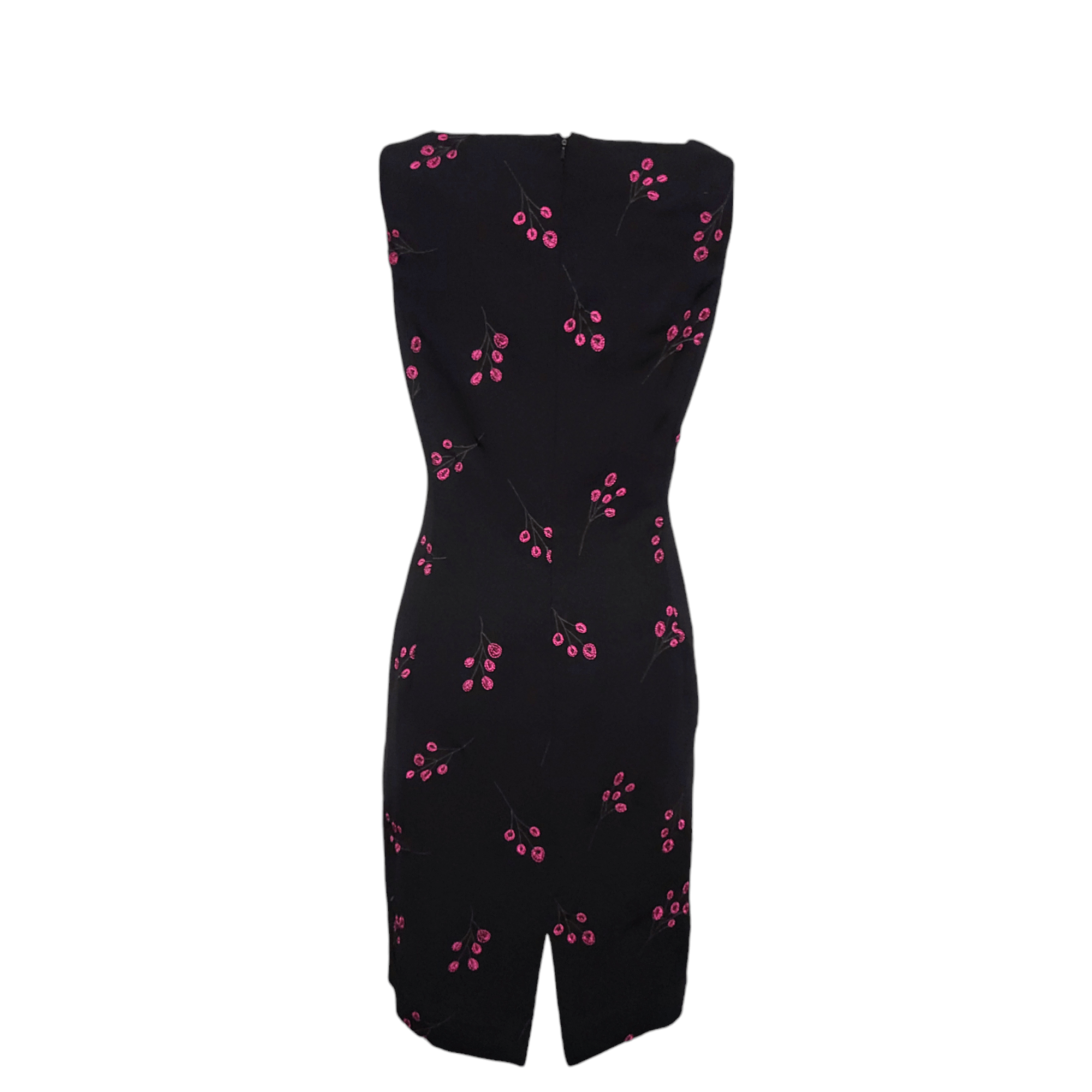 Jones New York Jones New York Little Black Dress Pink Embroidered Flowers Size XL / US 12-14 / IT 48-50 - 7 Thumbnail