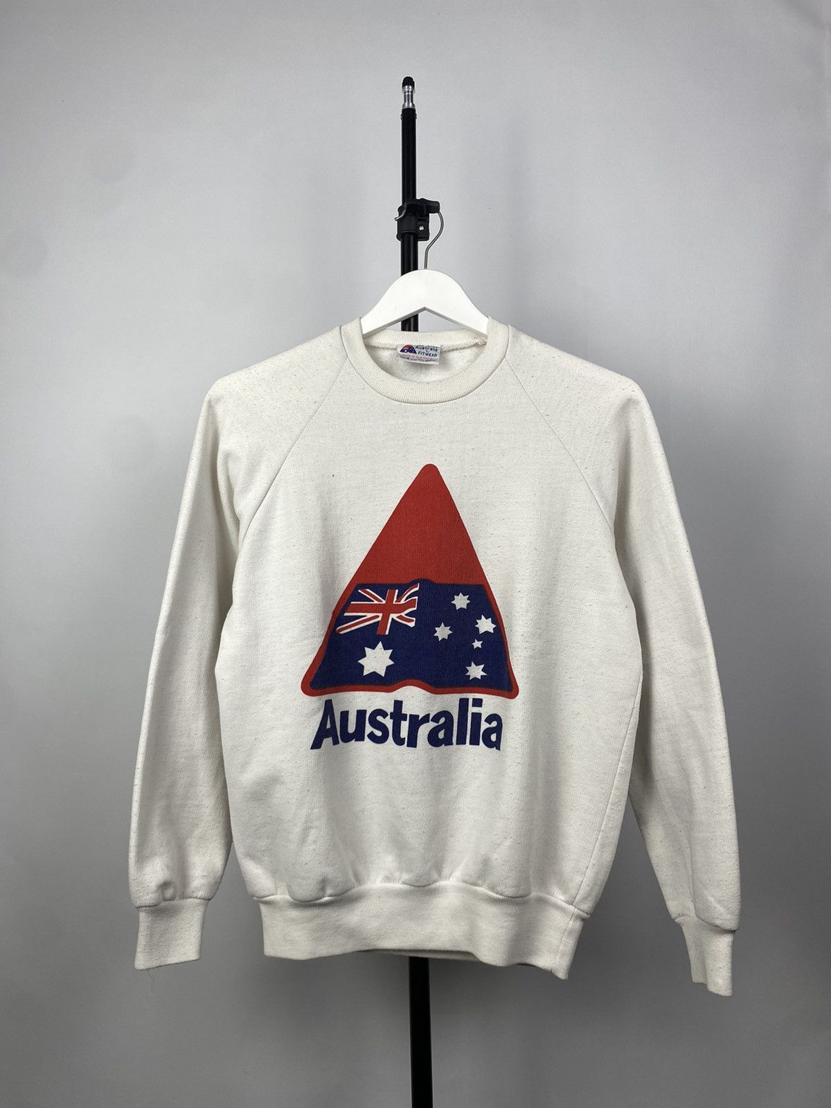 Vintage Vntg 80s AUSTRALIA Flag Crewneck Sweatshirts Pullover Jumper Size US S / EU 44-46 / 1 - 1 Thumbnail