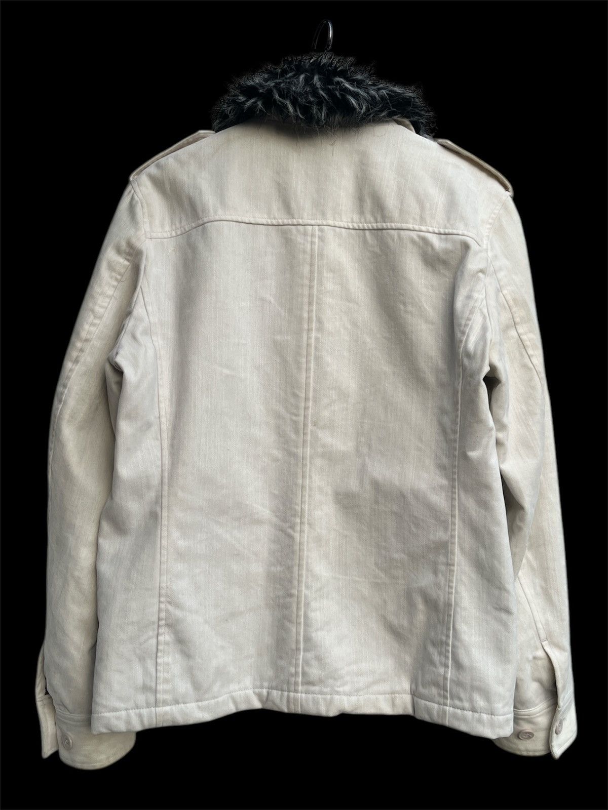 14th Addiction Louis Chavlon Faux Fur Collar Moleskin Jacket Size US L / EU 52-54 / 3 - 5 Thumbnail