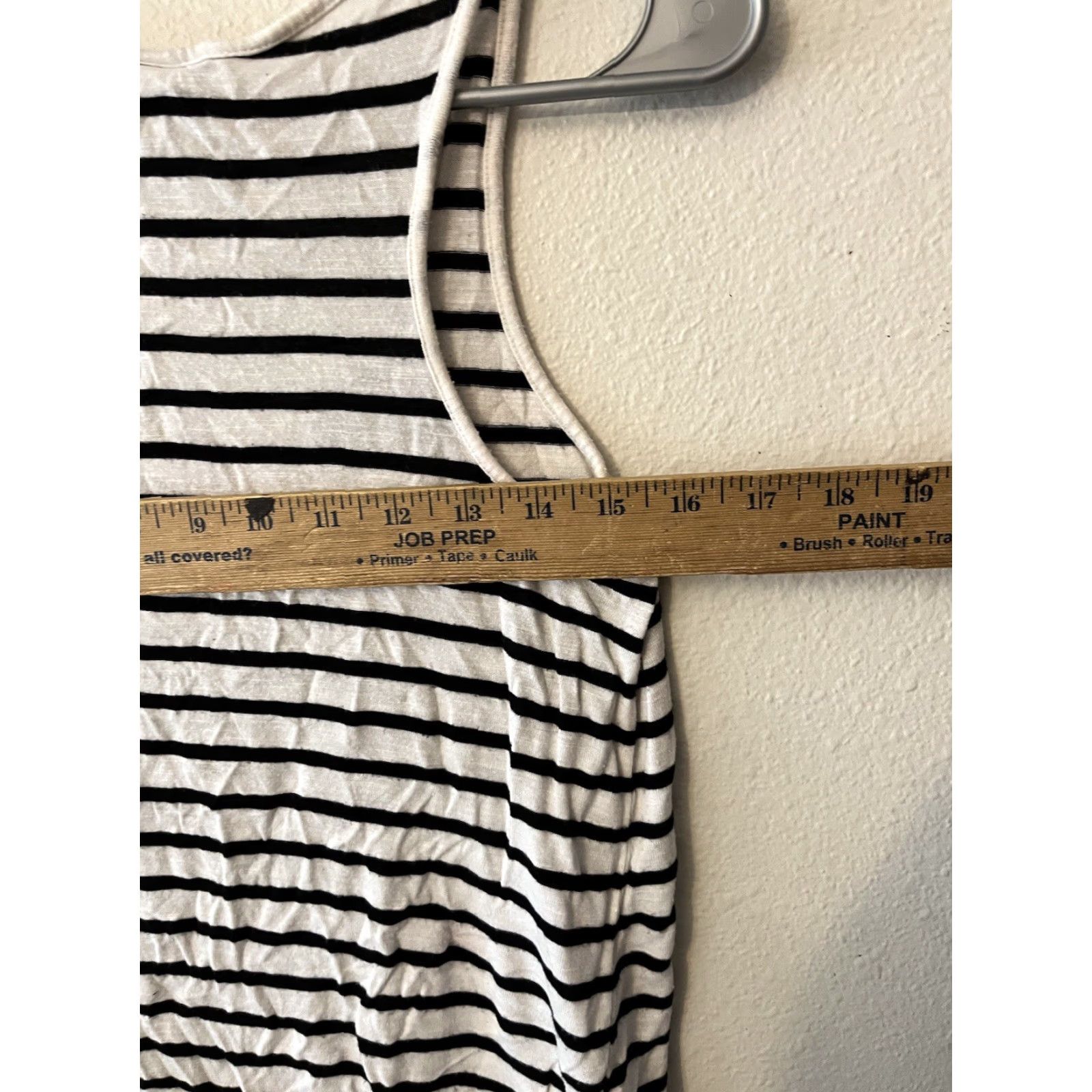 H&M H&M Basic Tank Size Small Black White Muscle Shirt Women Striped Size S / US 4 / IT 40 - 4 Thumbnail