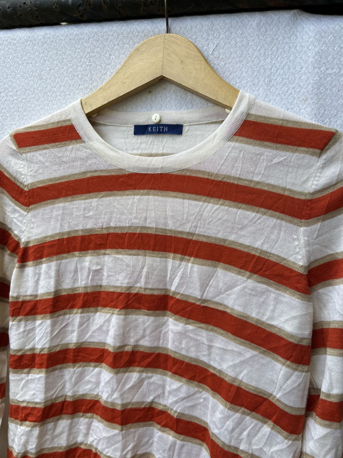 If Six Was Nine × Japanese Brand × Le Grande Bleu (L.G.B.) Keith japanese knitted stripe styled Size US S / EU 44-46 / 1 - 3 Thumbnail
