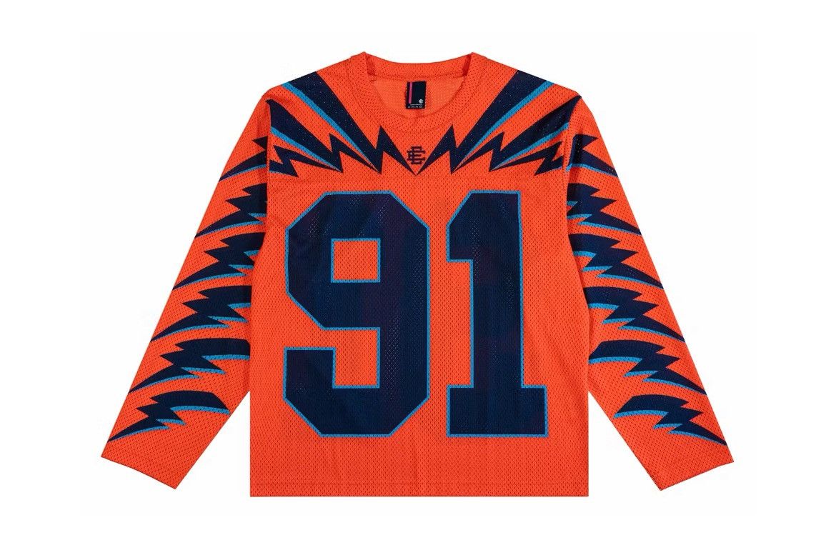 Eric Emanuel Eric Emanuel sport jersey 91 Orange & blue large Size US L / EU 52-54 / 3 - 1 Thumbnail