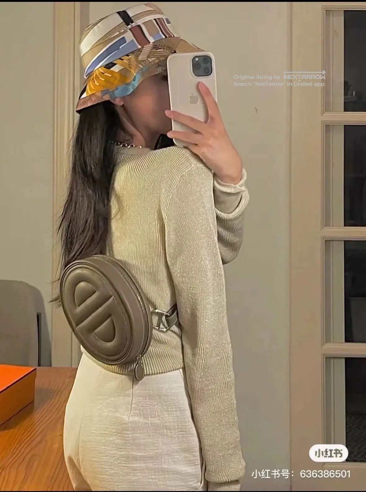 Hermes Hermes In-the-Loop Pig-Nose Waist Bag Grey Size ONE SIZE - 9 Thumbnail