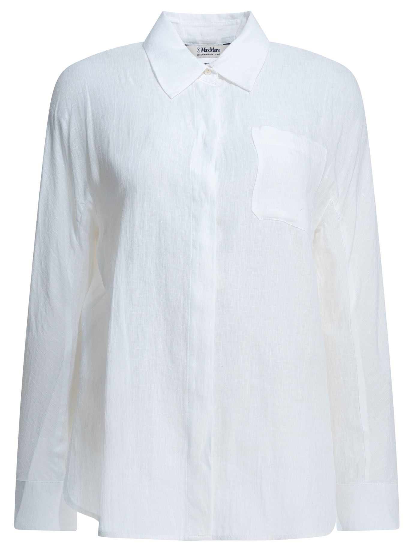 Max Mara Casual Linen Shirt Size M / US 6-8 / IT 42-44 - 1 Thumbnail