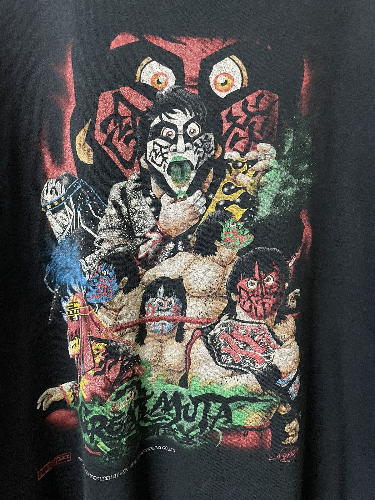 Vintage VINTAGE WWE/WCW JAPAN SUPERSTARZ 90s Size US XL / EU 56 / 4 - 2 Thumbnail