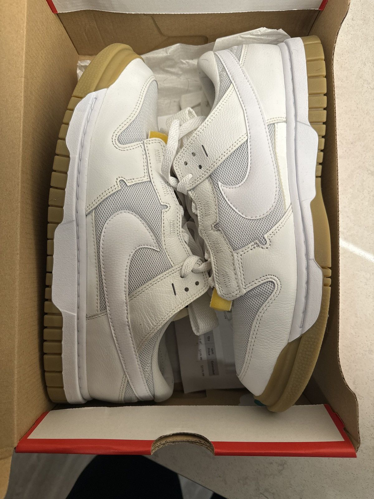 Nike Nike Air Dunk Jumbo Photon Dust Gum Light Brown Size US 11.5 / EU 44-45 - 1 Thumbnail