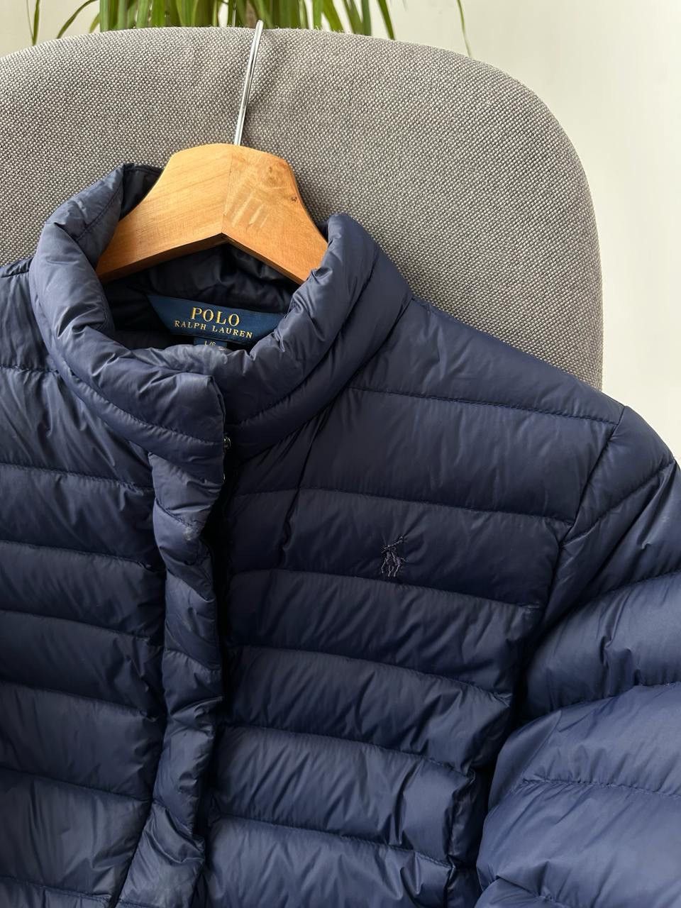 Polo Ralph Lauren × Vintage Vintage Polo Ralph Lauren Navy Micro Puffers Jacket Size US XXS / EU 40 - 16 Thumbnail
