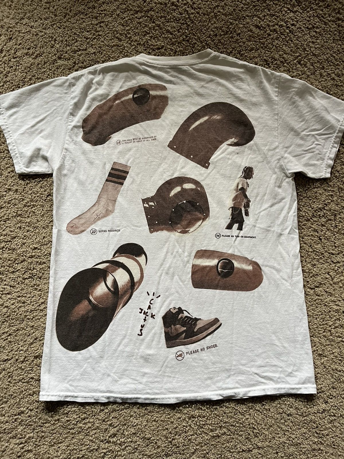 Travis Scott Cactus Jack x Mcdonald’s rules tee Size US S / EU 44-46 / 1 - 2 Thumbnail