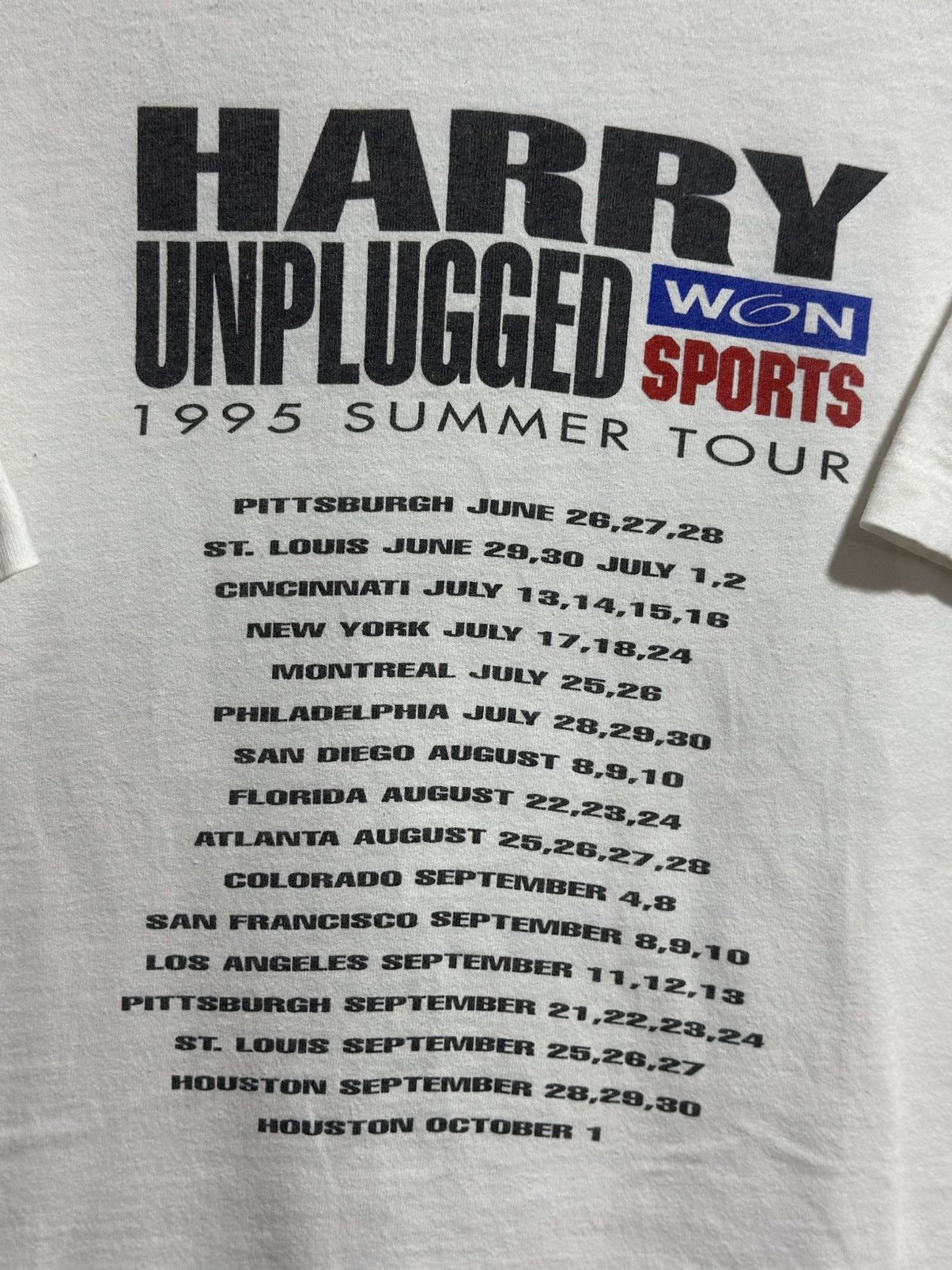 Band Tees Vintage Harry Caray Unplugged Faded Tee Size US XL / EU 56 / 4 - 7 Thumbnail