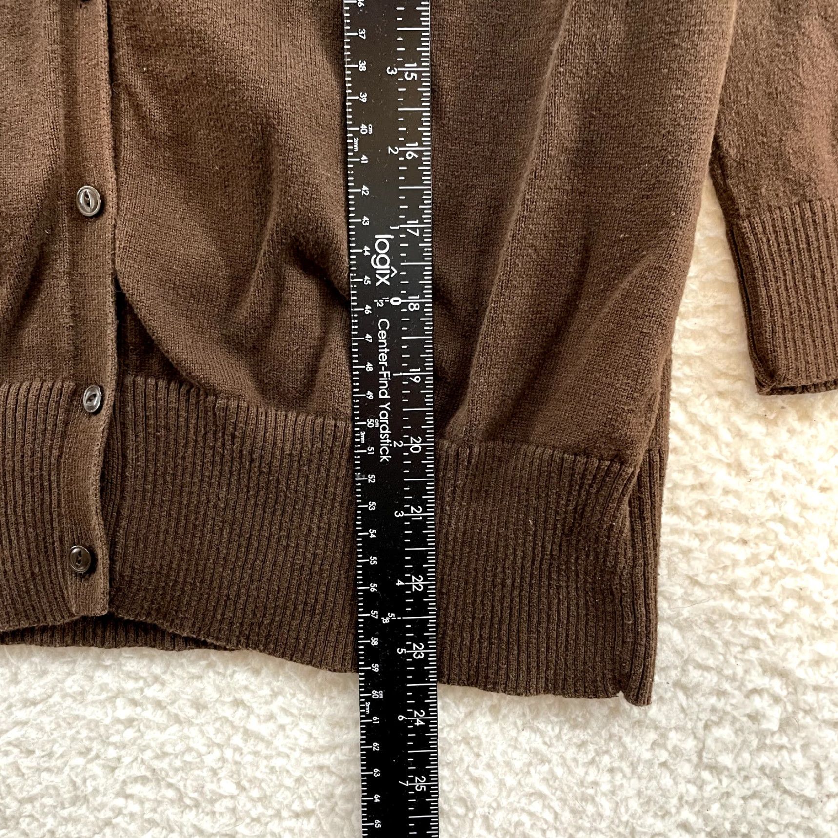 Cherokee VINTAGE Y2K Cardigan Brown Pink Argyle Diamond Preppy Academia Corpcore Large L Womens M/L Cherokee Knit Shirt Size L / US 10 / IT 46 - 6 Thumbnail