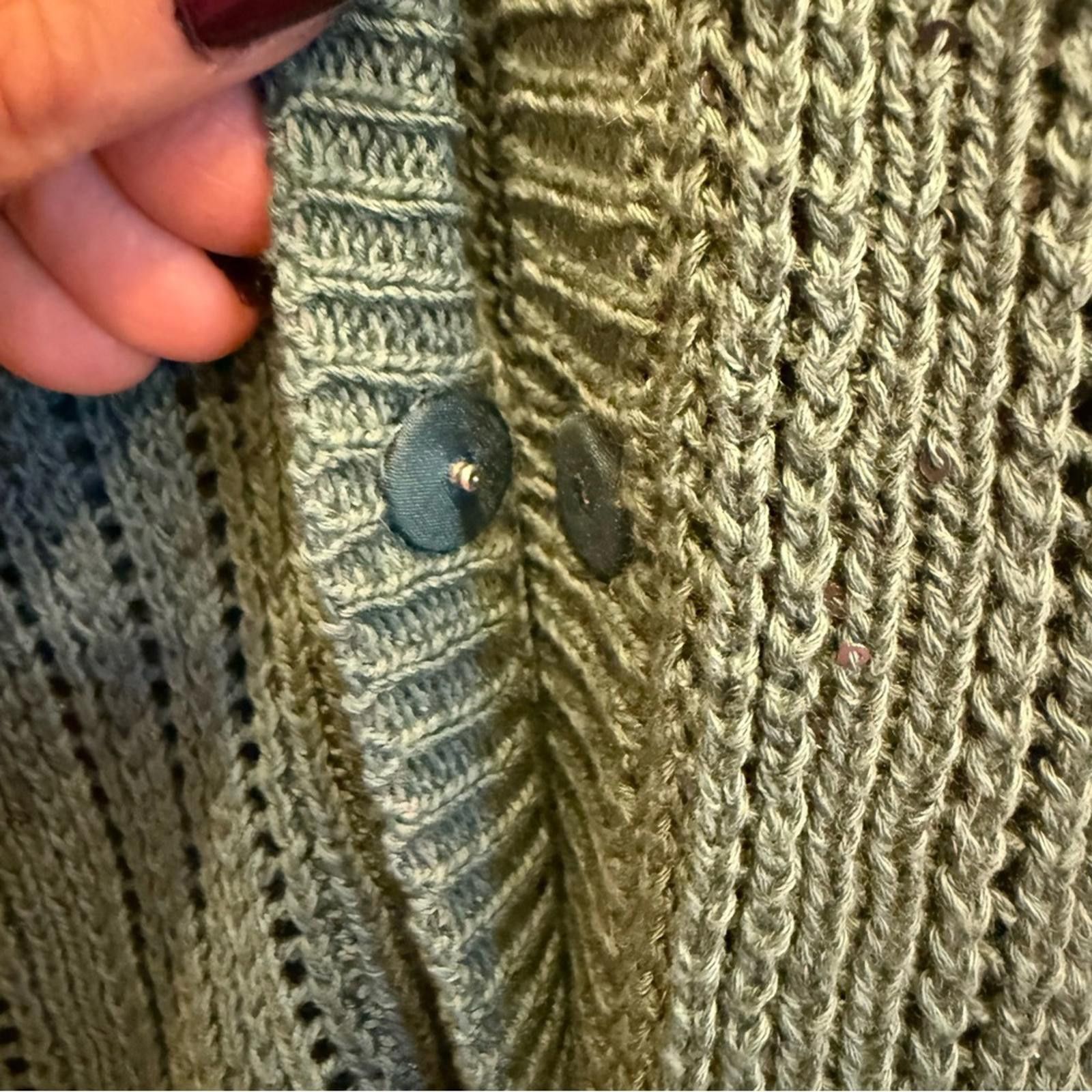 Peserico Peserico Italy Women’s Knit Cocoon Cardigan Sz L/XL Size L / US 10 / IT 46 - 5 Thumbnail
