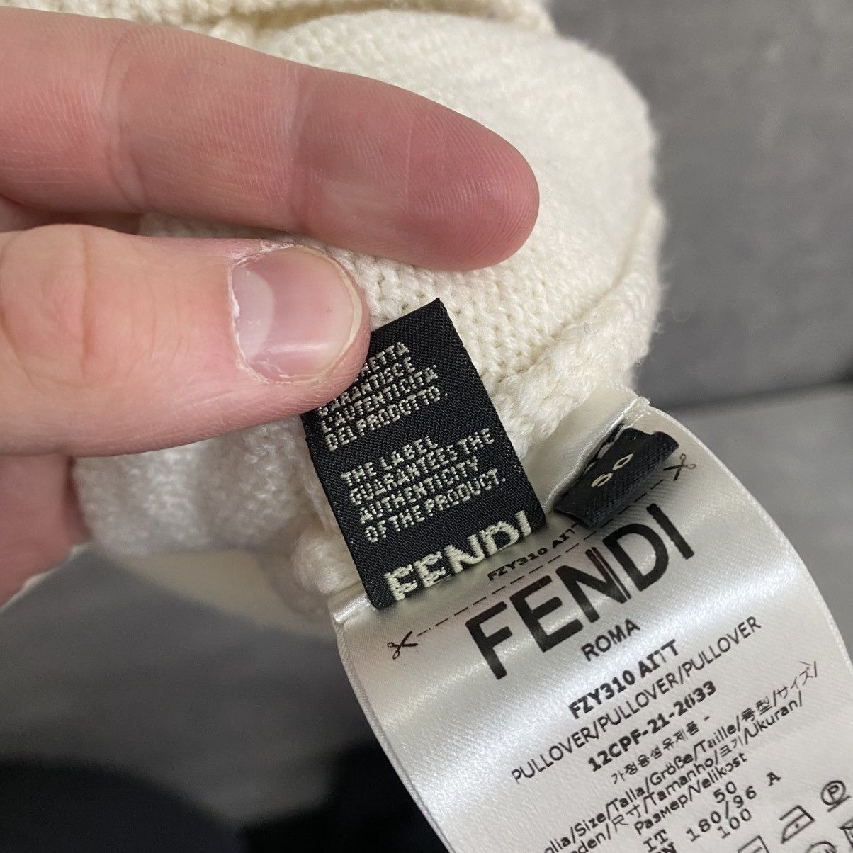 Fendi Fendi Wool Sweatshirt Pullover Crewneck Size US M / EU 48-50 / 2 - 15 Thumbnail