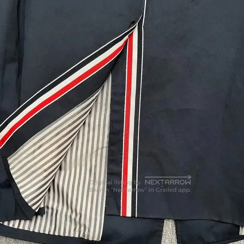 Thom Browne Thom Browne Men's Navy Cotton Overcoat . Size US S / EU 44-46 / 1 - 4 Thumbnail
