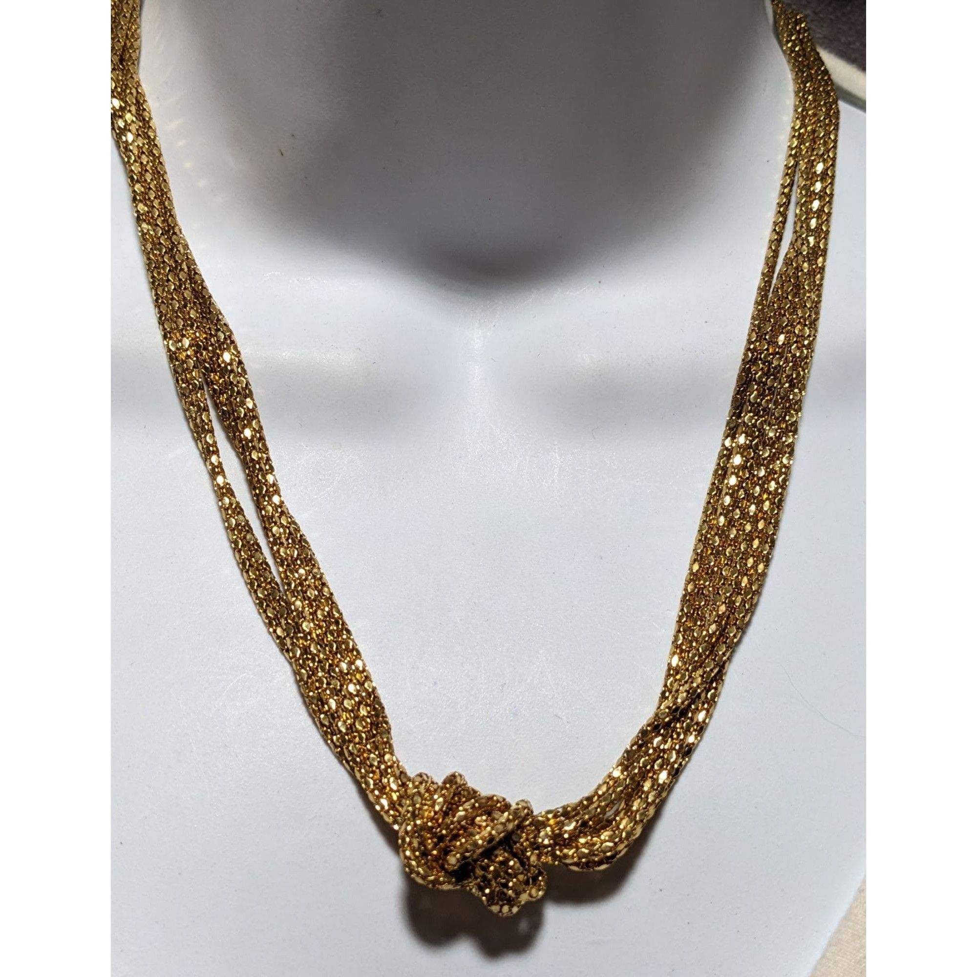 Other Glam Gold Multilayer Knotted Chain Necklace Size ONE SIZE - 5 Thumbnail