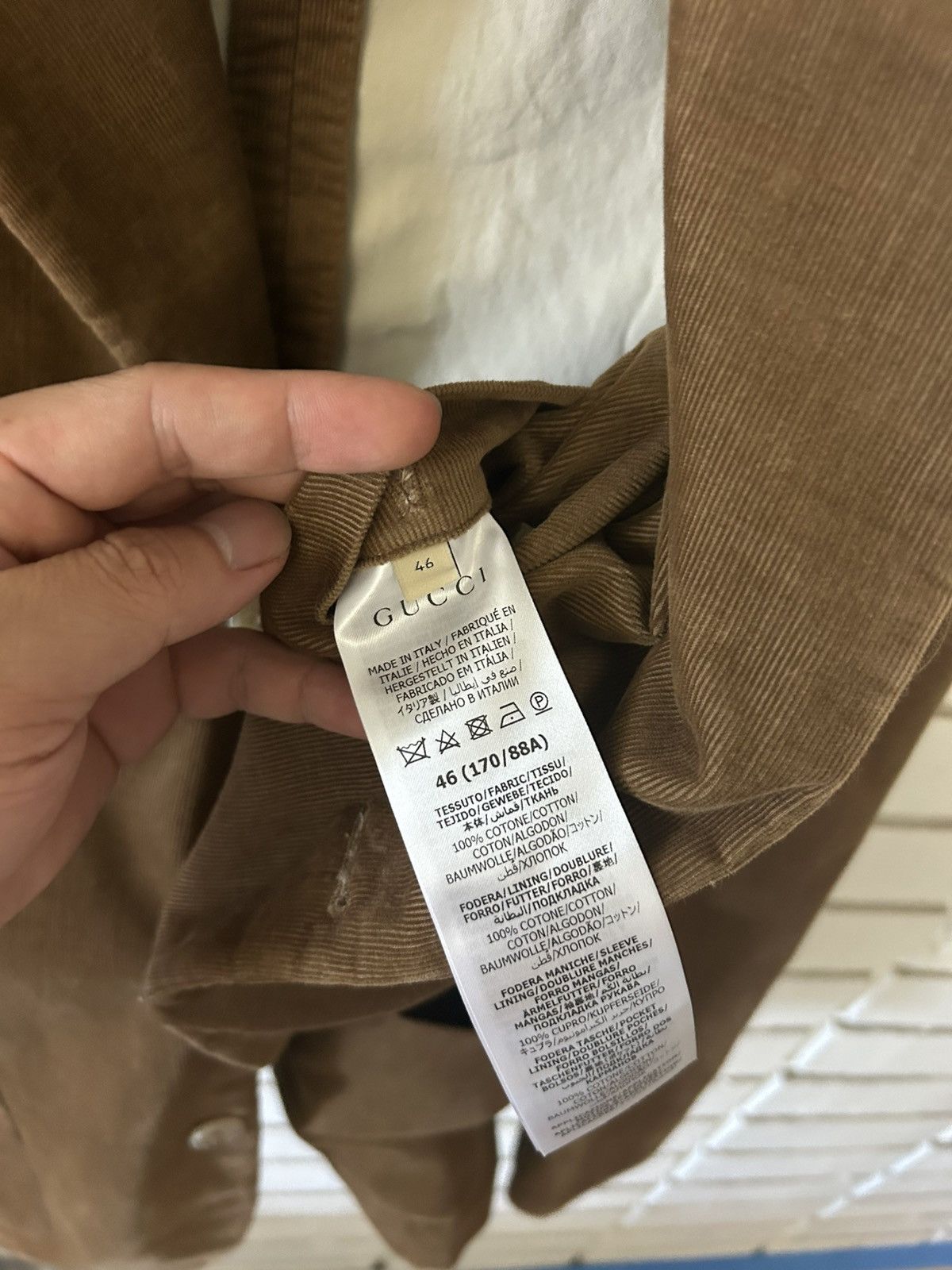 Gucci Gucci Corduroy Blazer Jacket (sz46) Size US M / EU 48-50 / 2 - 4 Thumbnail