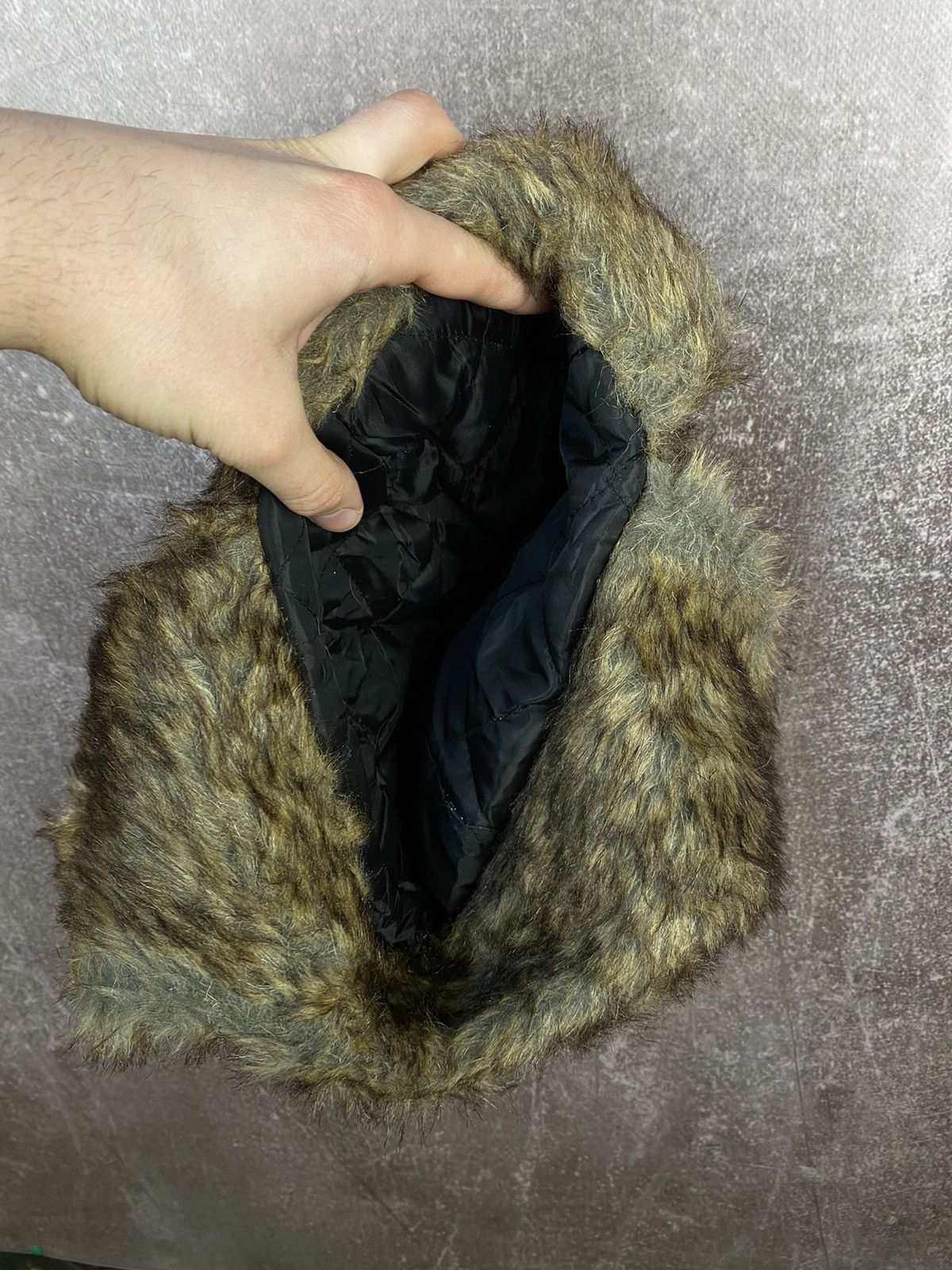 Vintage Vintage Fur Ushanka Beanie Mohair Trapper Hat VTg Size ONE SIZE - 5 Thumbnail