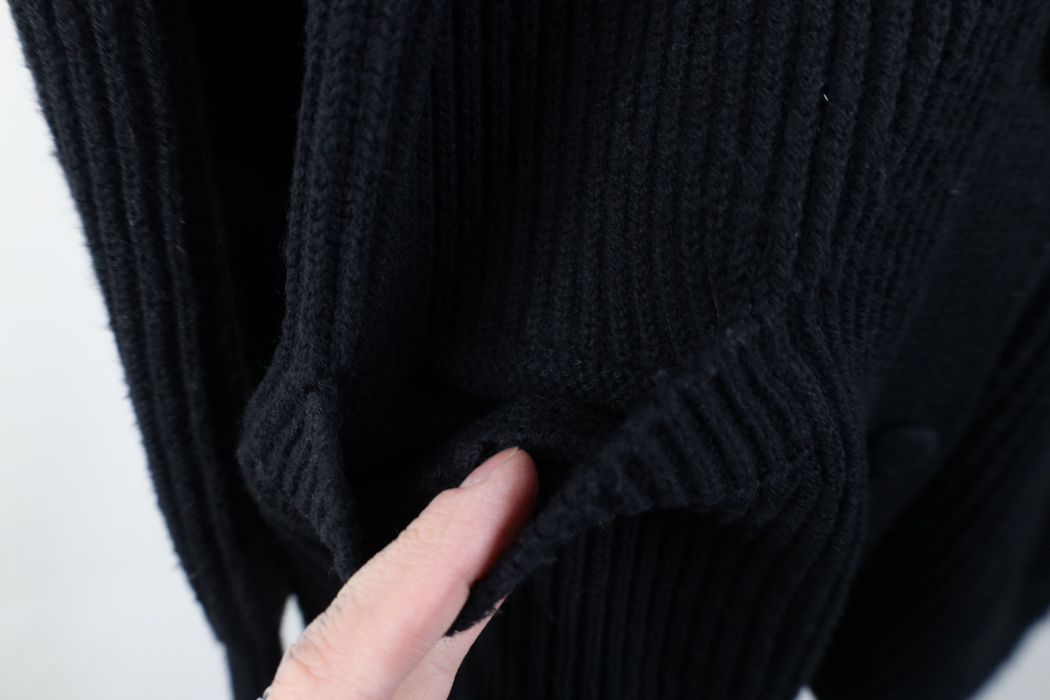 Vintage Vintage 90s Streetwear Chunky Ribbed Knit Cardigan Sweater Size S / US 4 / IT 40 - 6 Thumbnail