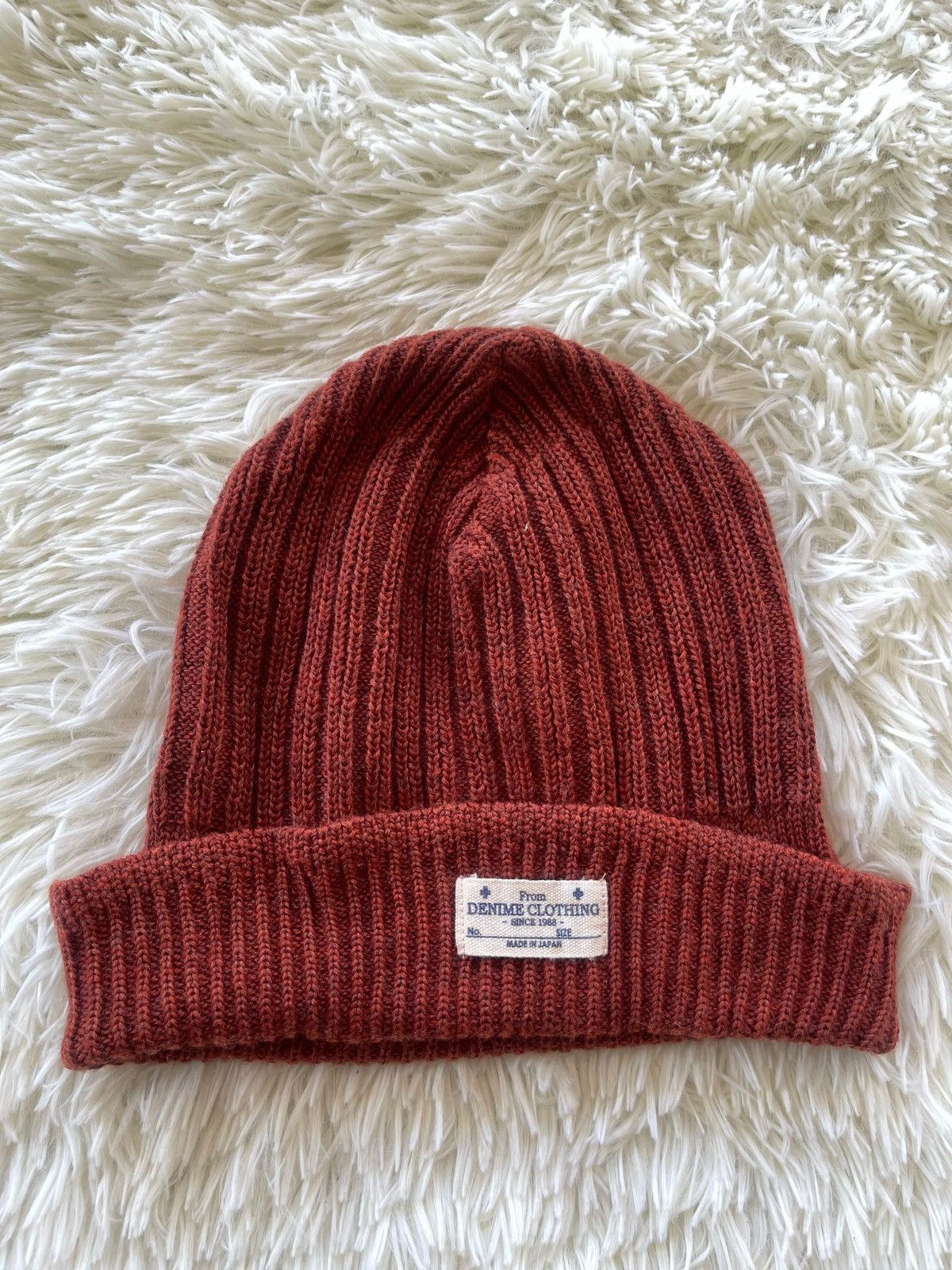 Denime × Designer × Japanese Brand Denime Beanie Hat Size ONE SIZE - 1 Thumbnail