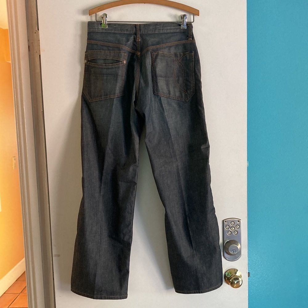 EDUN Edun Mens 29 Jeans Y2K Straight Leg Button Fly from Bono Size US 29 - 10 Thumbnail