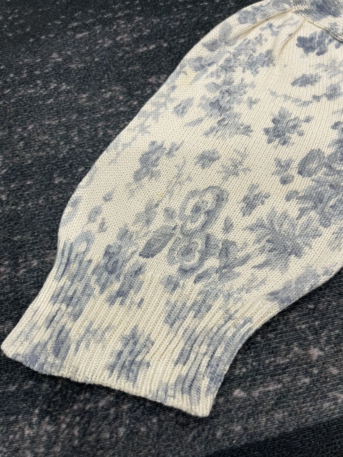 Vintage Vintage Ralph Lauren Floral Button Knit Size S / US 4 / IT 40 - 8 Thumbnail
