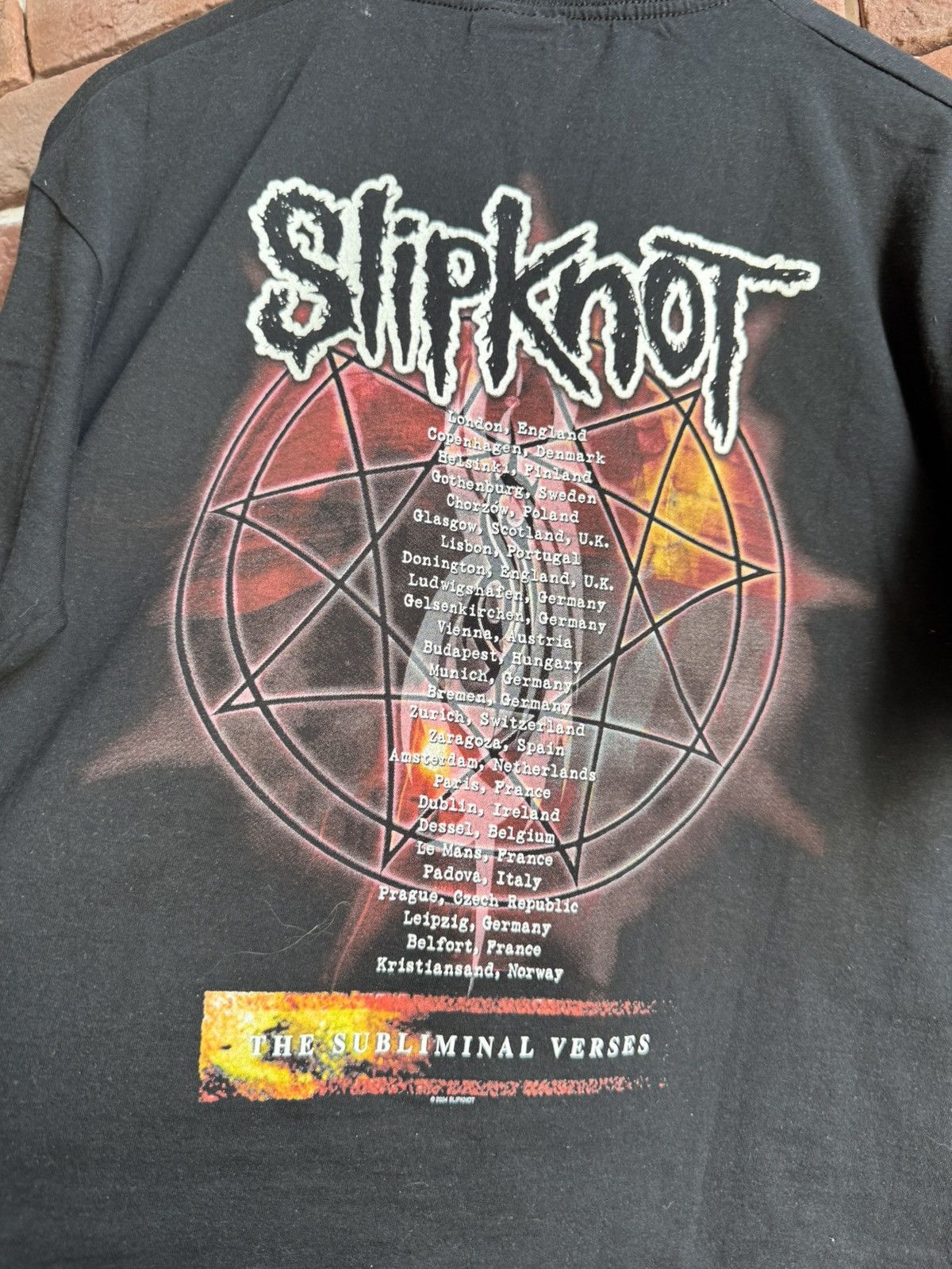 Band Tees Vintage 2004 Slipknot The Subliminal Verses Metal Band Tee Size US M / EU 48-50 / 2 - 3 Thumbnail
