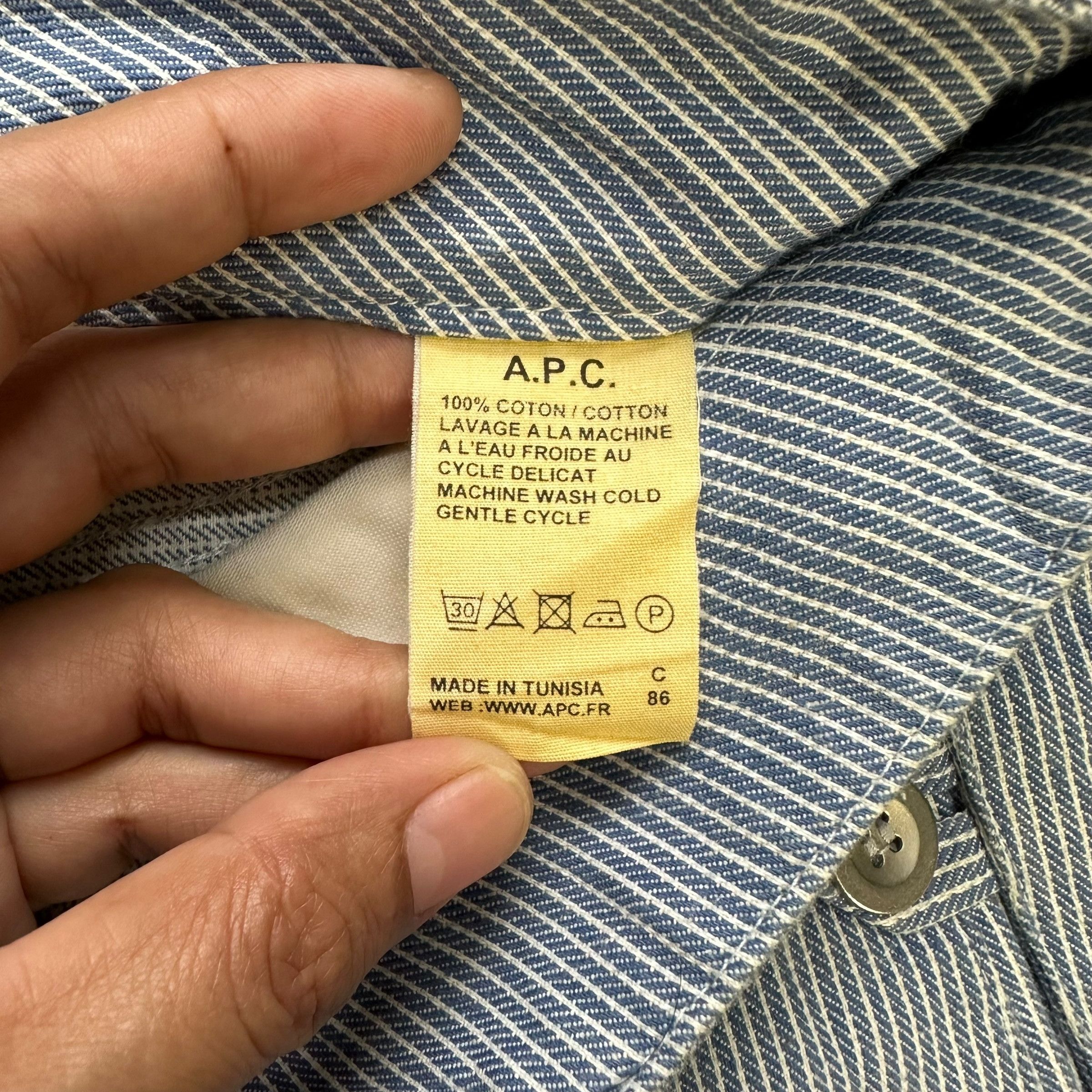 A.P.C. A.P.C. Rue Madame Paris Hickory Striped Mini Skirt #A33-0748 Size 28" / US 6 / IT 42 - 6 Thumbnail