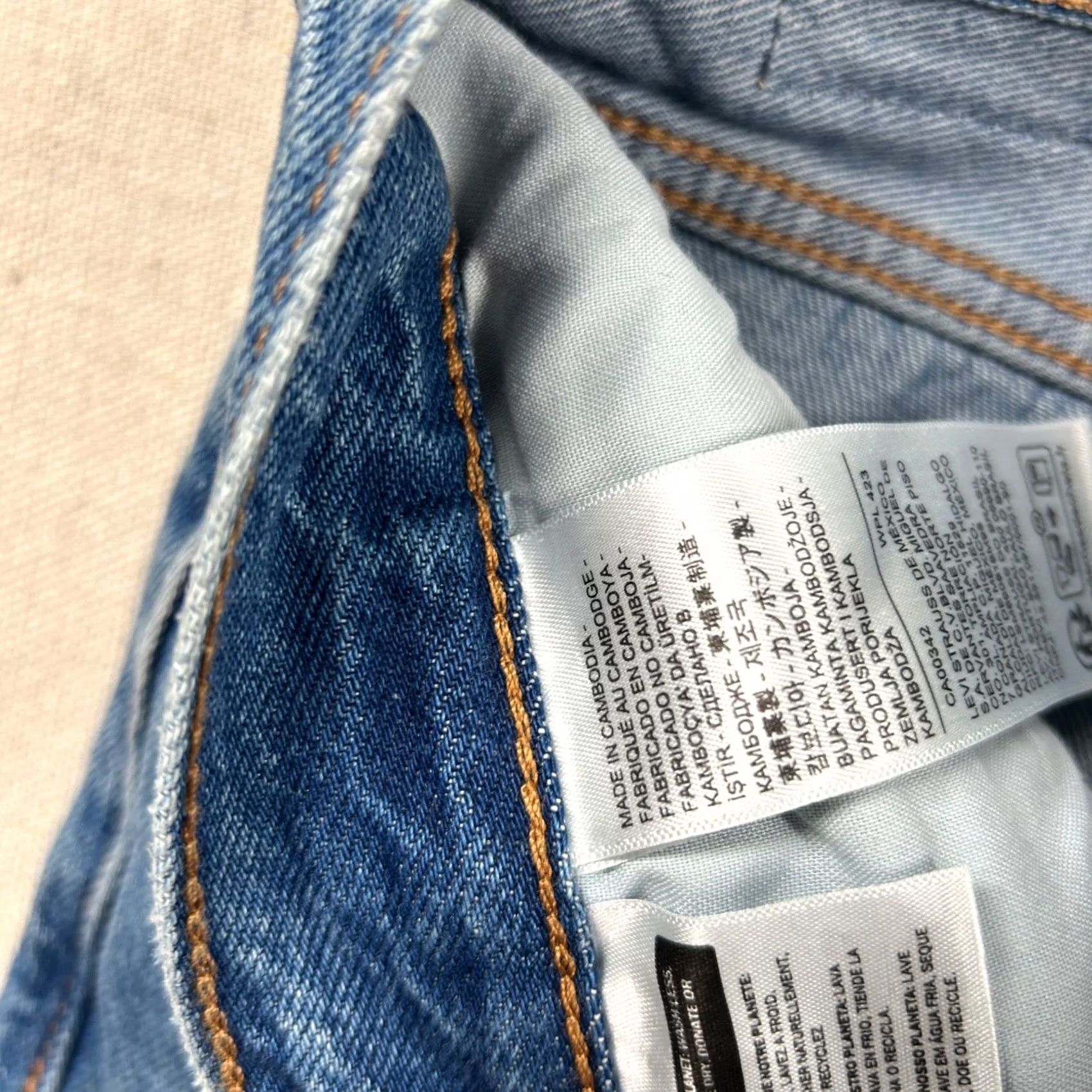 Levi's VINTAGE Levi's Premium Jeans Womens 24 Baggy Dad Relaxed Skater Mid Wash Denim Grunge Size 42" / US 20 - 6 Thumbnail