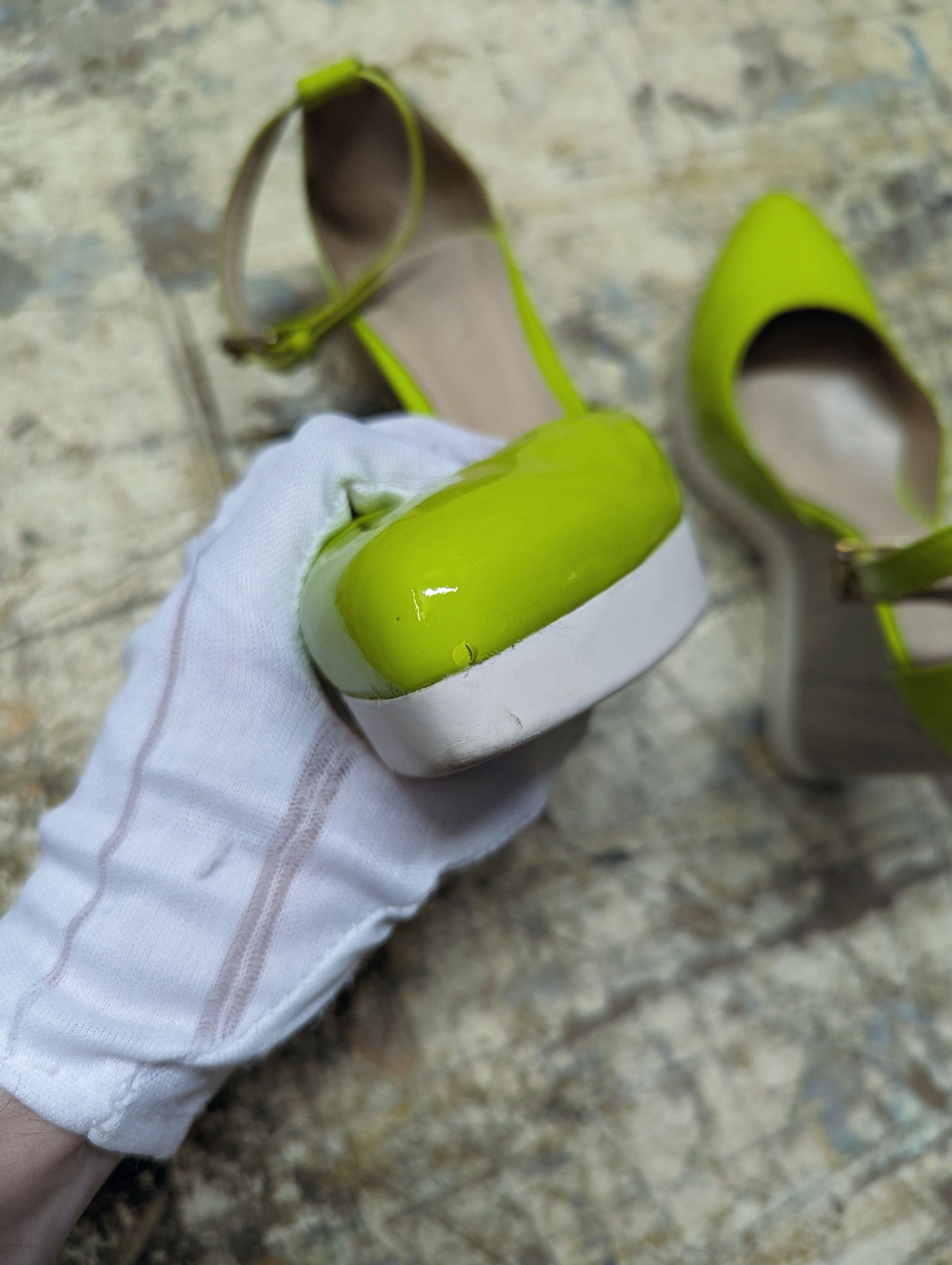 Jil Sander 00s Jil Sander Toxic Polished Platform Heels Size US 7.5 / IT 37.5 - 10 Thumbnail