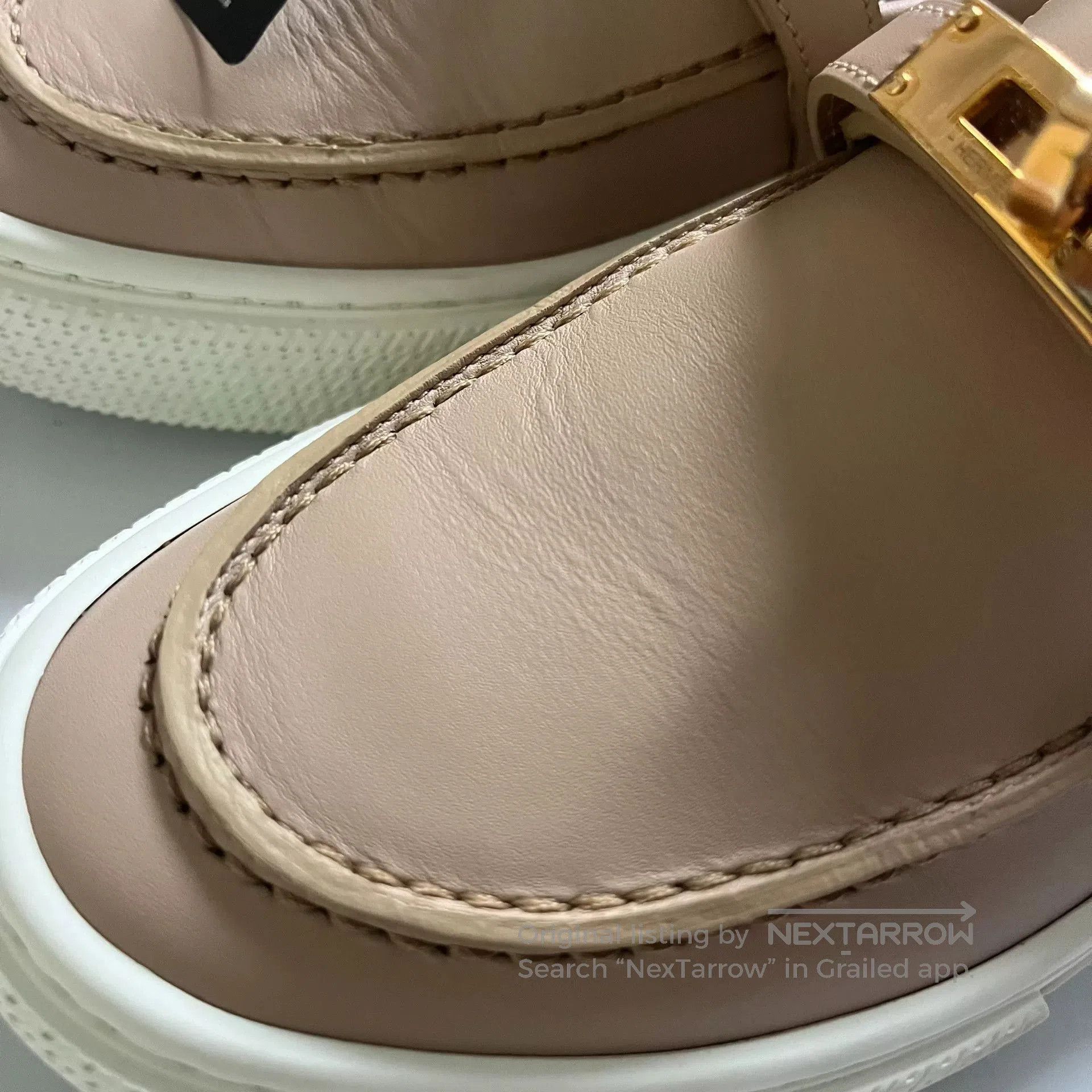 Hermes Hermes Beige Kelly Buckle Sneakers. Size US 6 / IT 36 - 6 Thumbnail