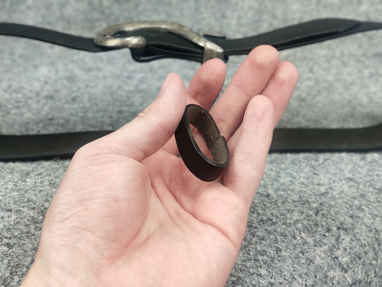 Le Grande Bleu (L.G.B.) Vintage If Six Was Nine black Logo belt LGB Opium grunge Y2K Size ONE SIZE - 8 Thumbnail