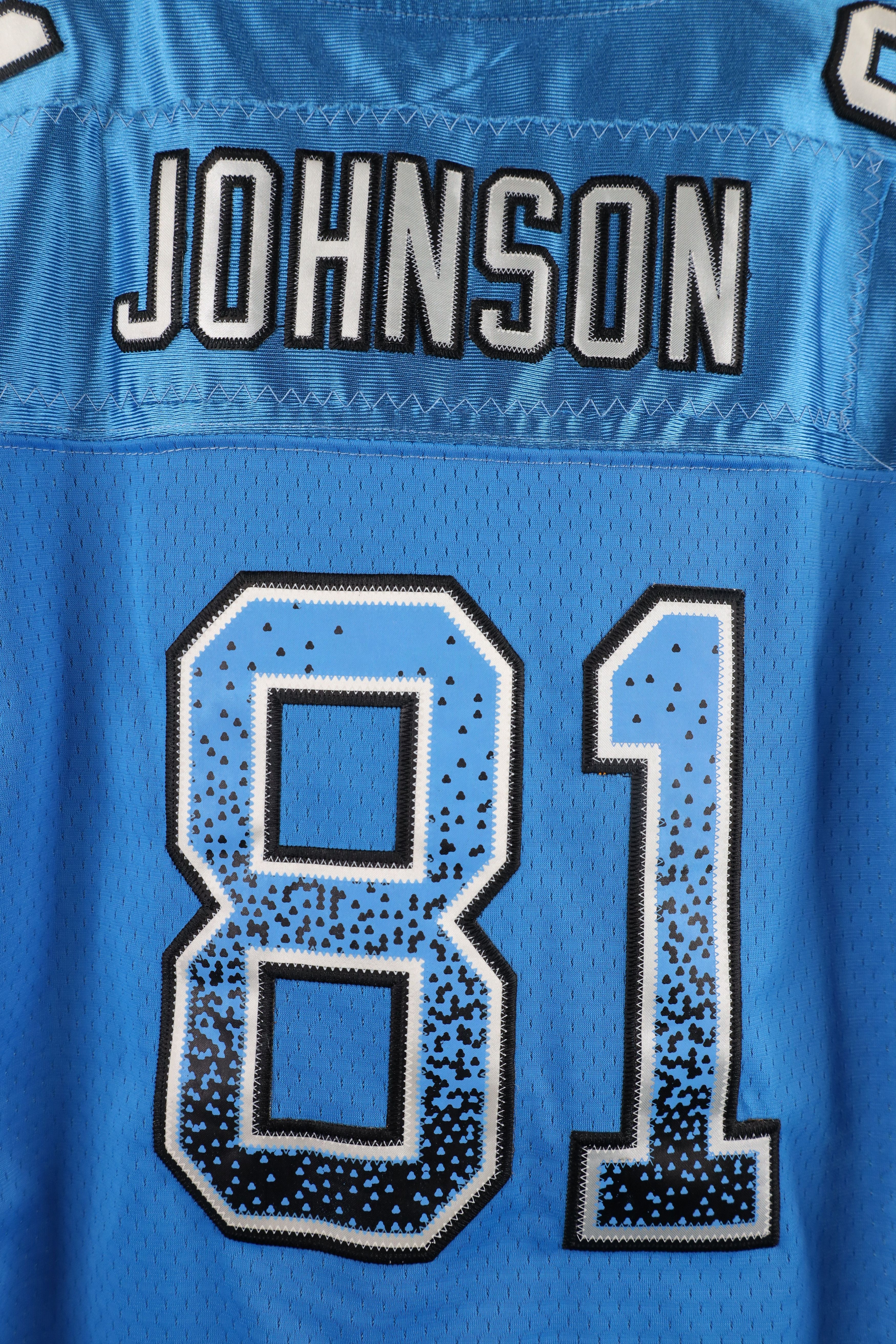 Nike × Vintage Nike On Field Johnson Detroit Lions Football Jersey Blue #81 Size S / US 4 / IT 40 - 10 Thumbnail