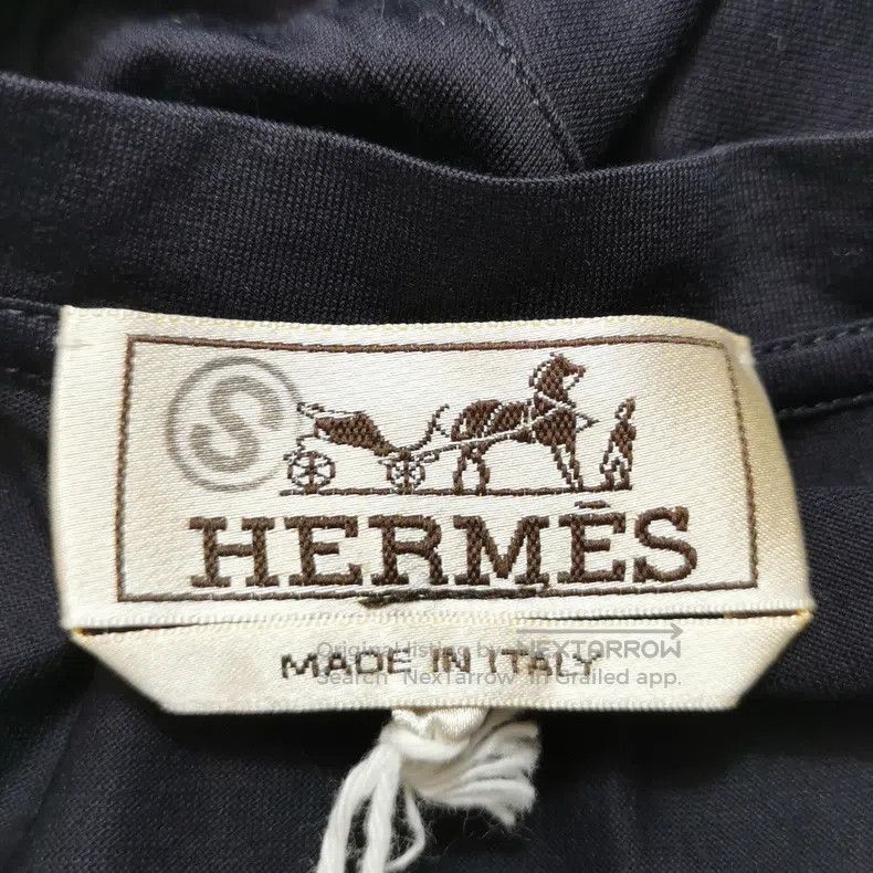 Hermes Hermes Pure cotton patterned round-neck T-shirt Size US S / EU 44-46 / 1 - 4 Thumbnail