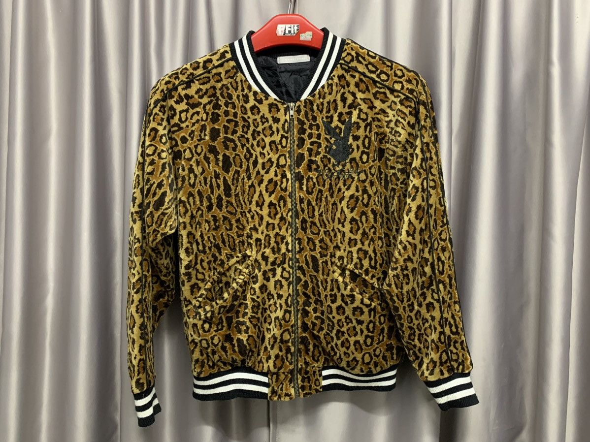 Playboy PLAYBOY CORDUROY BOMBER JACKET LEOPARD DESIGN Size US M / EU 48-50 / 2 - 1 Thumbnail