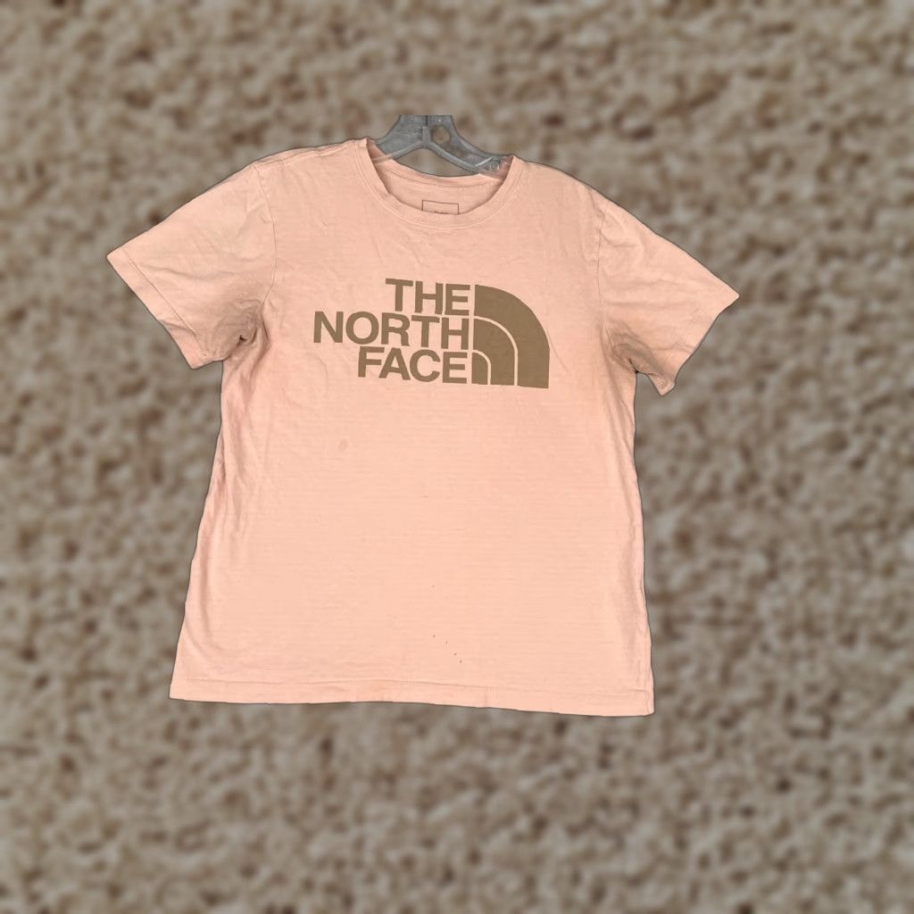 The North Face VINTAGE The North Face Shirt Women S Pink Short Sleeve Crew Neck 100% Cotton READ Size S / US 4 / IT 40 - 1 Thumbnail