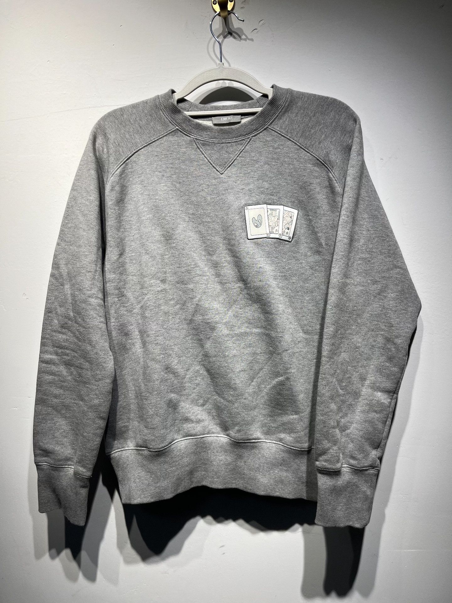 Dior Dior Cotton Gray Hoodie XS Men Size US XS / EU 42 / 0 - 1 Thumbnail