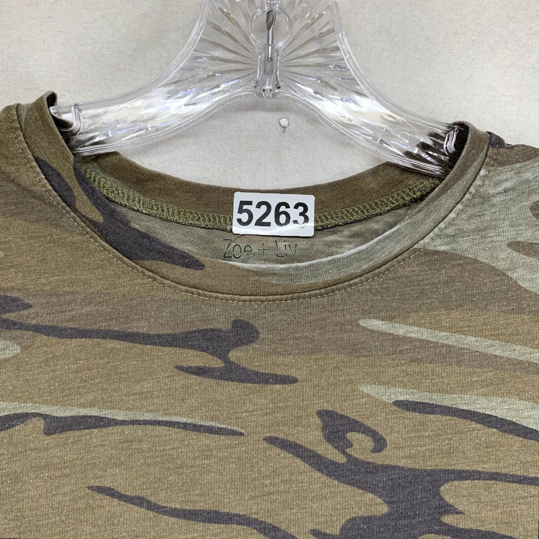 AMO Super Thin Women’s Camouflage T Shirt Pocket Zoe + Liv Medium Size M / US 6-8 / IT 42-44 - 5 Thumbnail