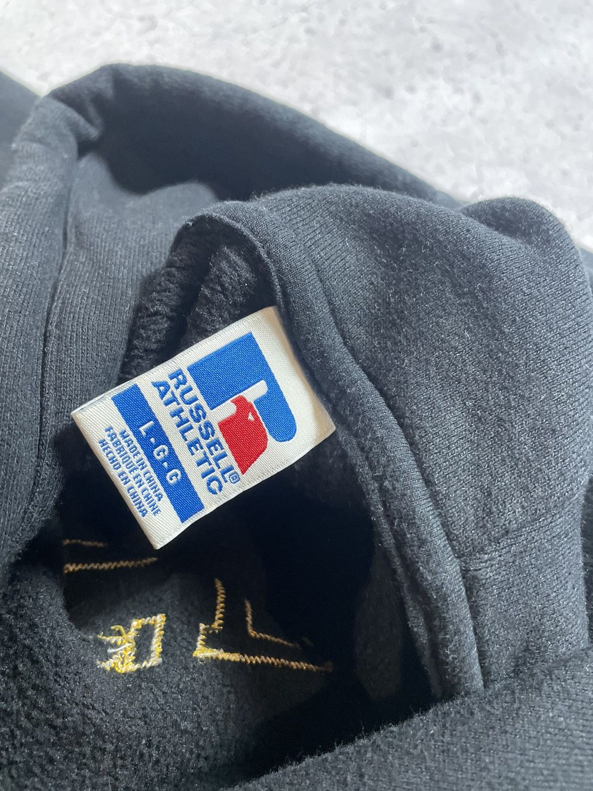 Russell Athletic × Vintage Vintage Baggy Hoodie Russell Athletic Big Logo Y2K Size US L / EU 52-54 / 3 - 8 Thumbnail