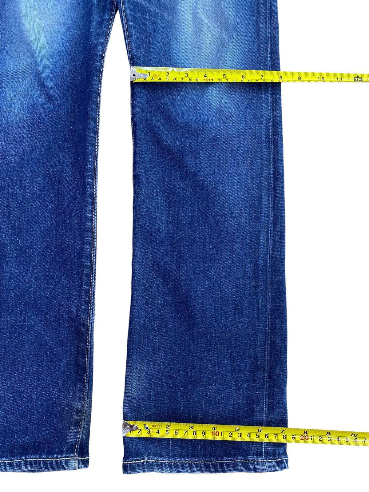 Edwin Edwin Blue Trip Whiskers Faded Wash Style Soft Jeans Size US 34 / EU 50 - 8 Thumbnail