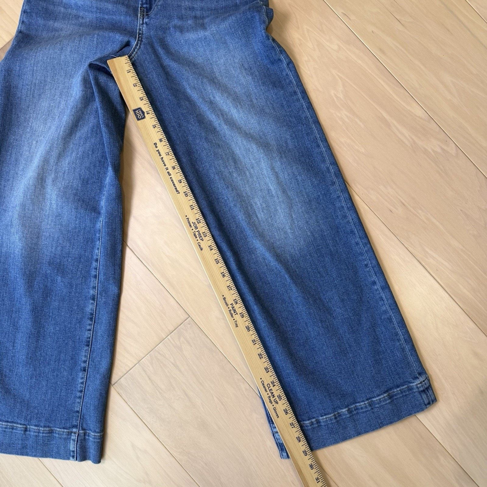 Frame Frame Le Slim Palazzo Jeans Women's 28 High Rise Wide Leg Size 28" / US 6 / IT 42 - 8 Thumbnail