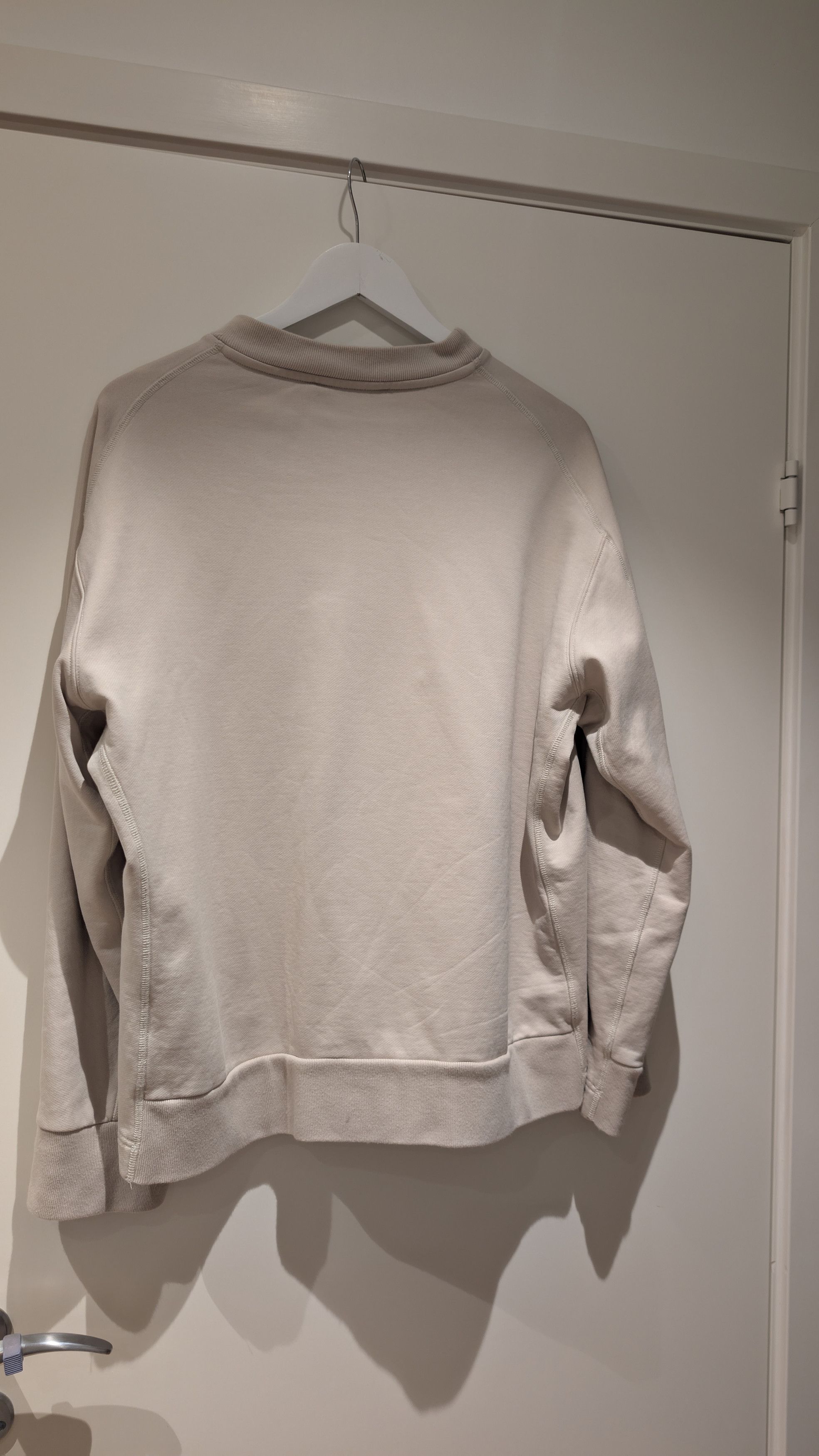 Adidas × Yohji Yamamoto Y-3 Off-White Stacked Logo Sweatshirt Size US M / EU 48-50 / 2 - 4 Thumbnail