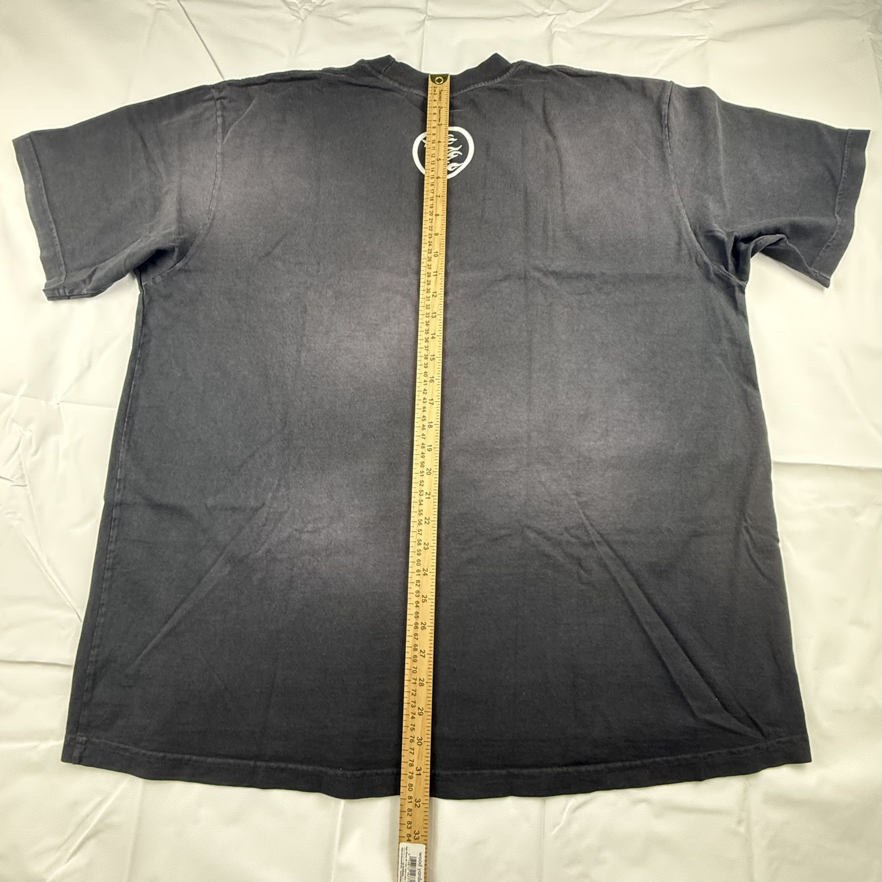 HELLSTAR Hellstar Box Logo T-Shirt in a "Washed Black" Size US XXL / EU 58 / 5 - 9 Thumbnail
